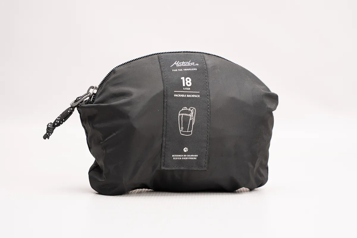Matador 18L Packable Backpack Packed