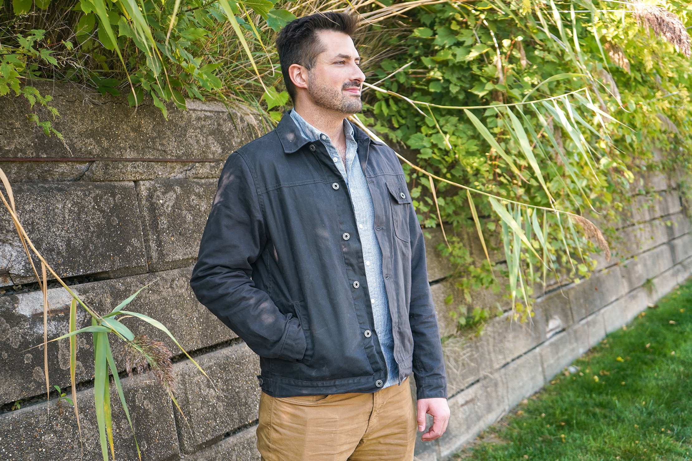 flint and tinder waxed trucker jacket review