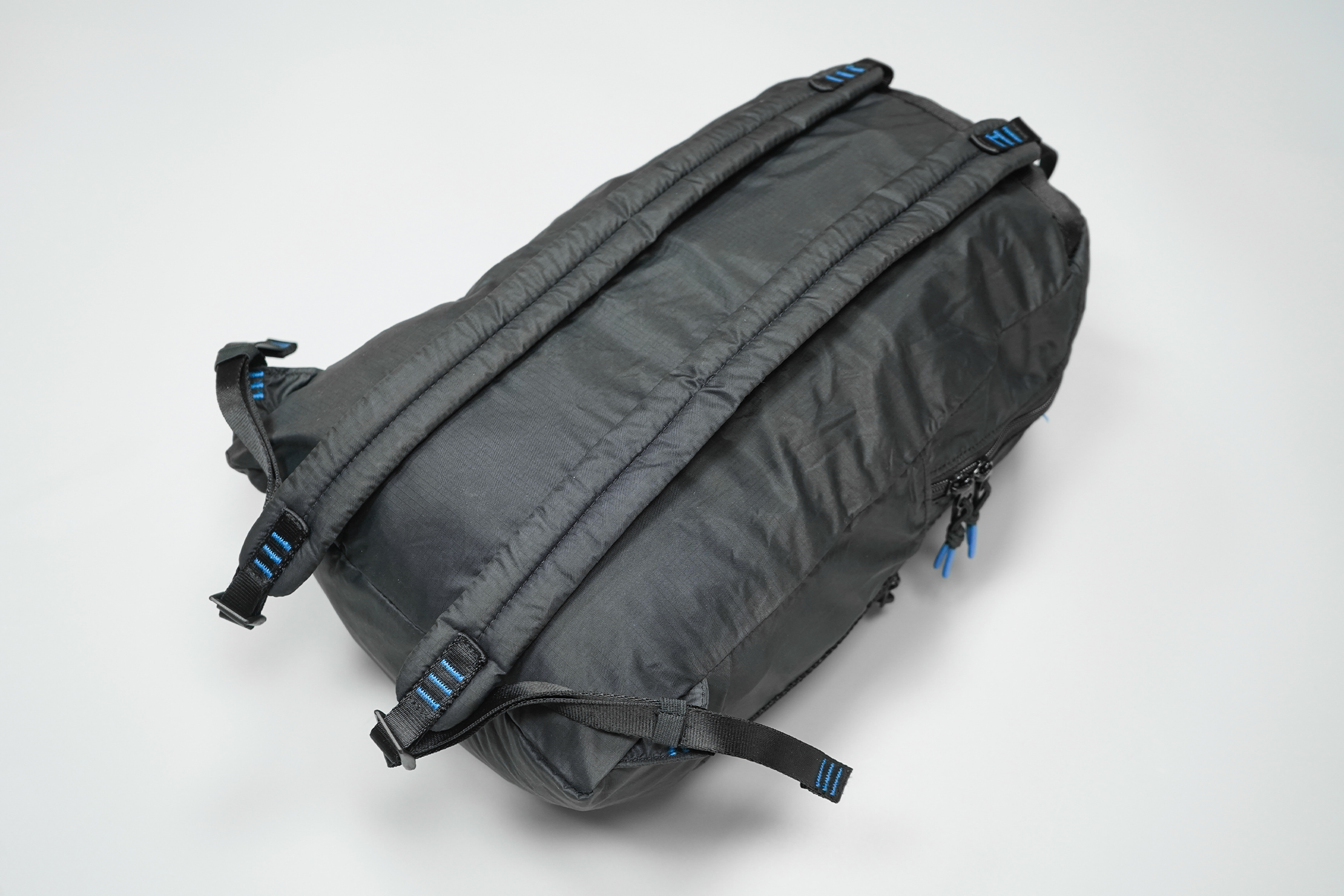 Sandqvist Erland Packable Ziptop Backpack | You don’t get a structured back panel, but the shoulder straps are still padded