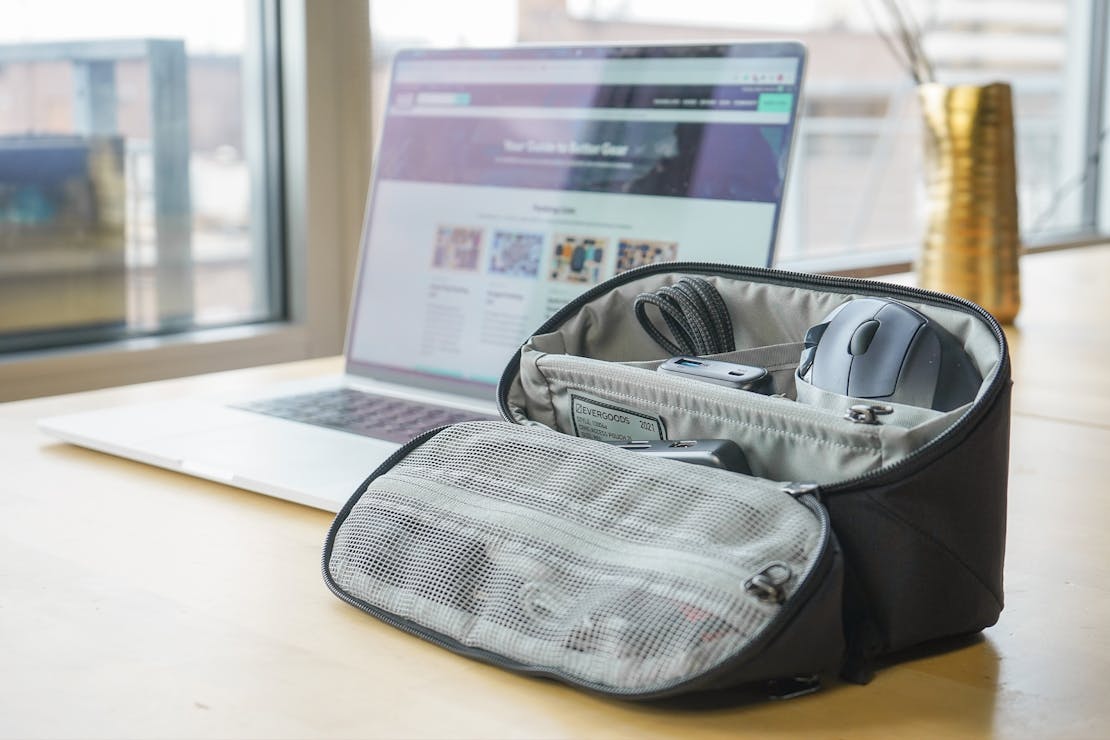 A Micro Office in a Tech Pouch