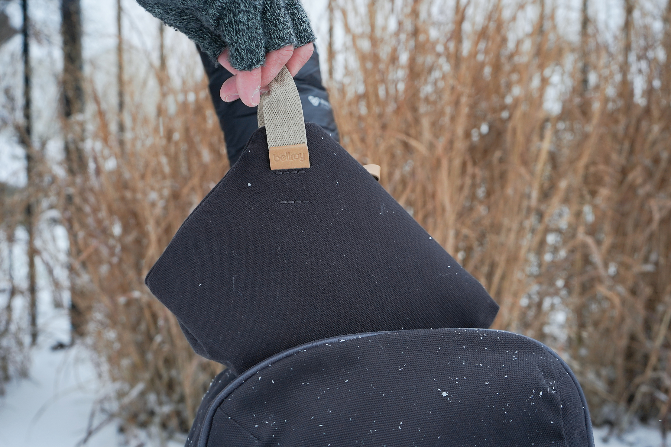 Bellroy Standing Pouch | The loop makes for an easier escape from the clutches of your bag