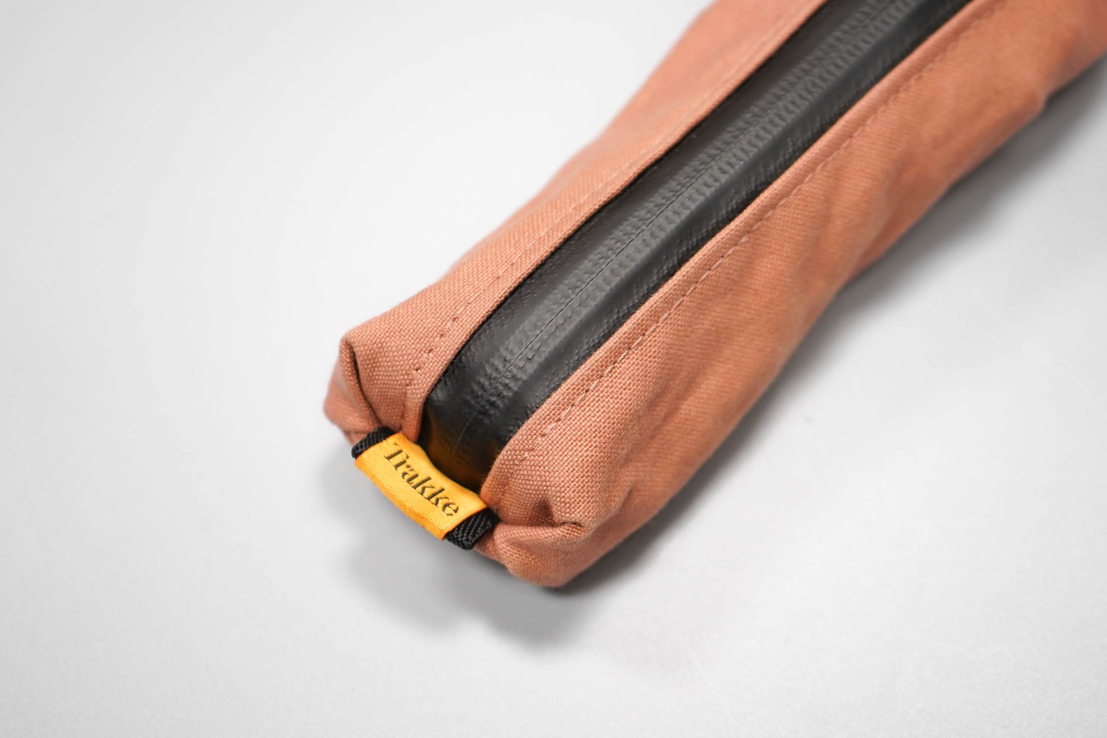 Trakke Pencil Case | The Trakke logo and signature dry-finish waxed canvas