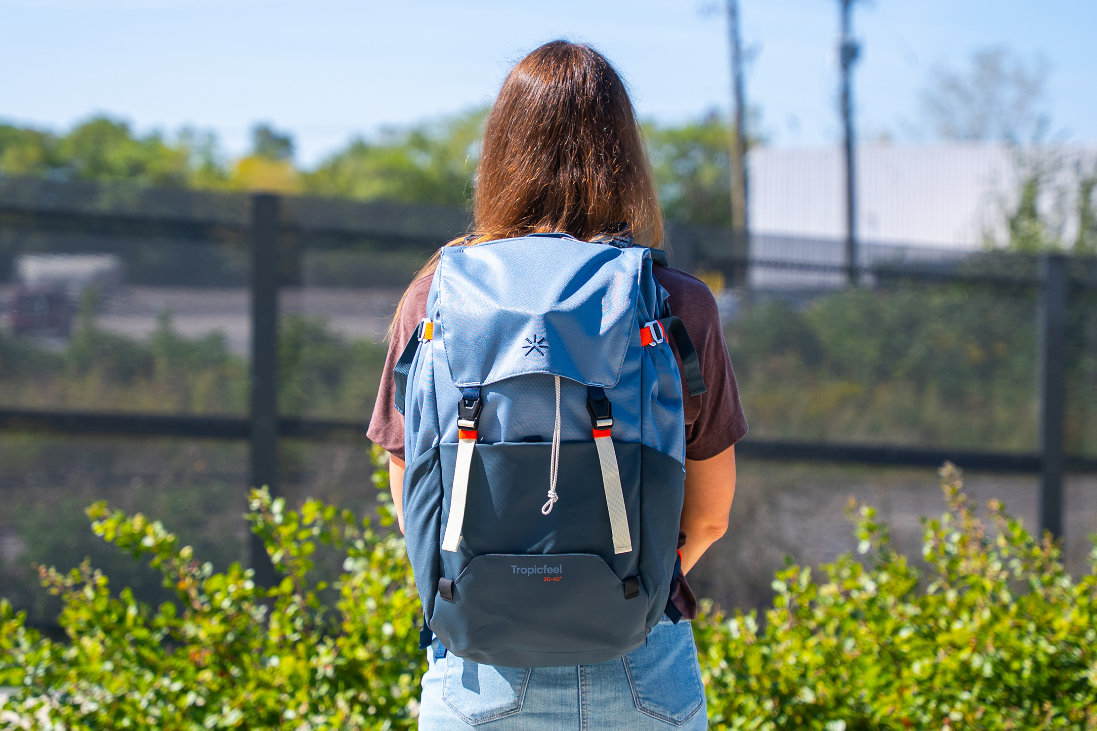 Tropicfeel Shell Travel Backpack Back