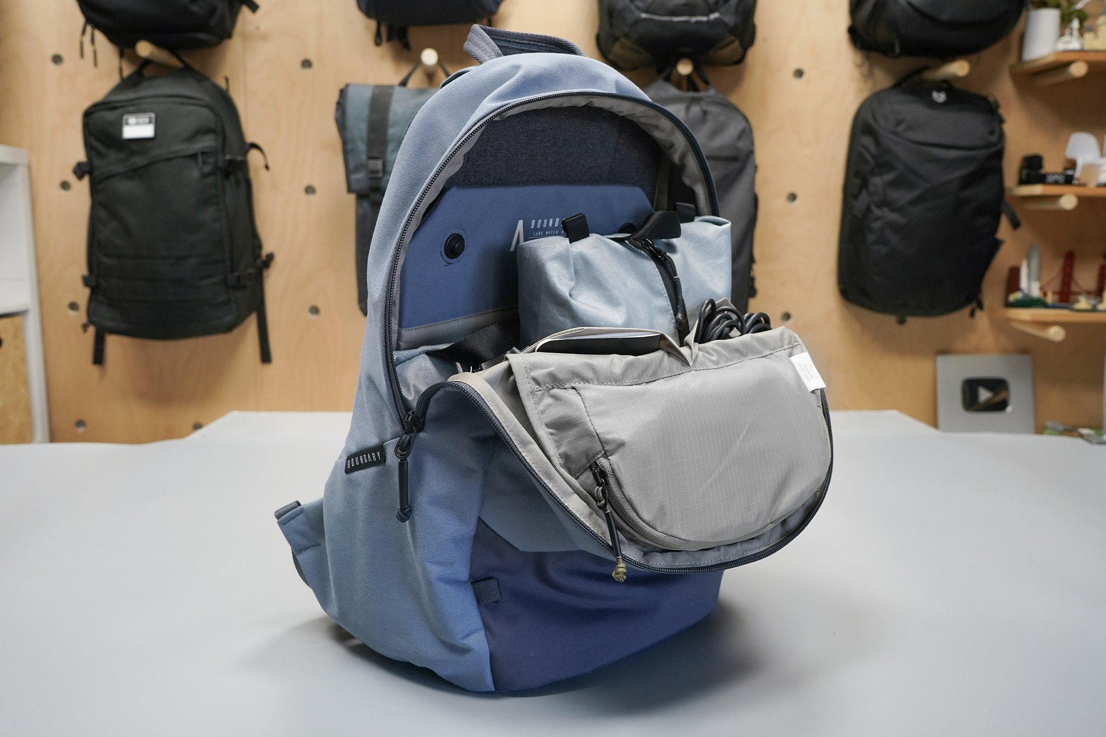 Boundary Supply Rennen Recycled Daypack | Main compartment