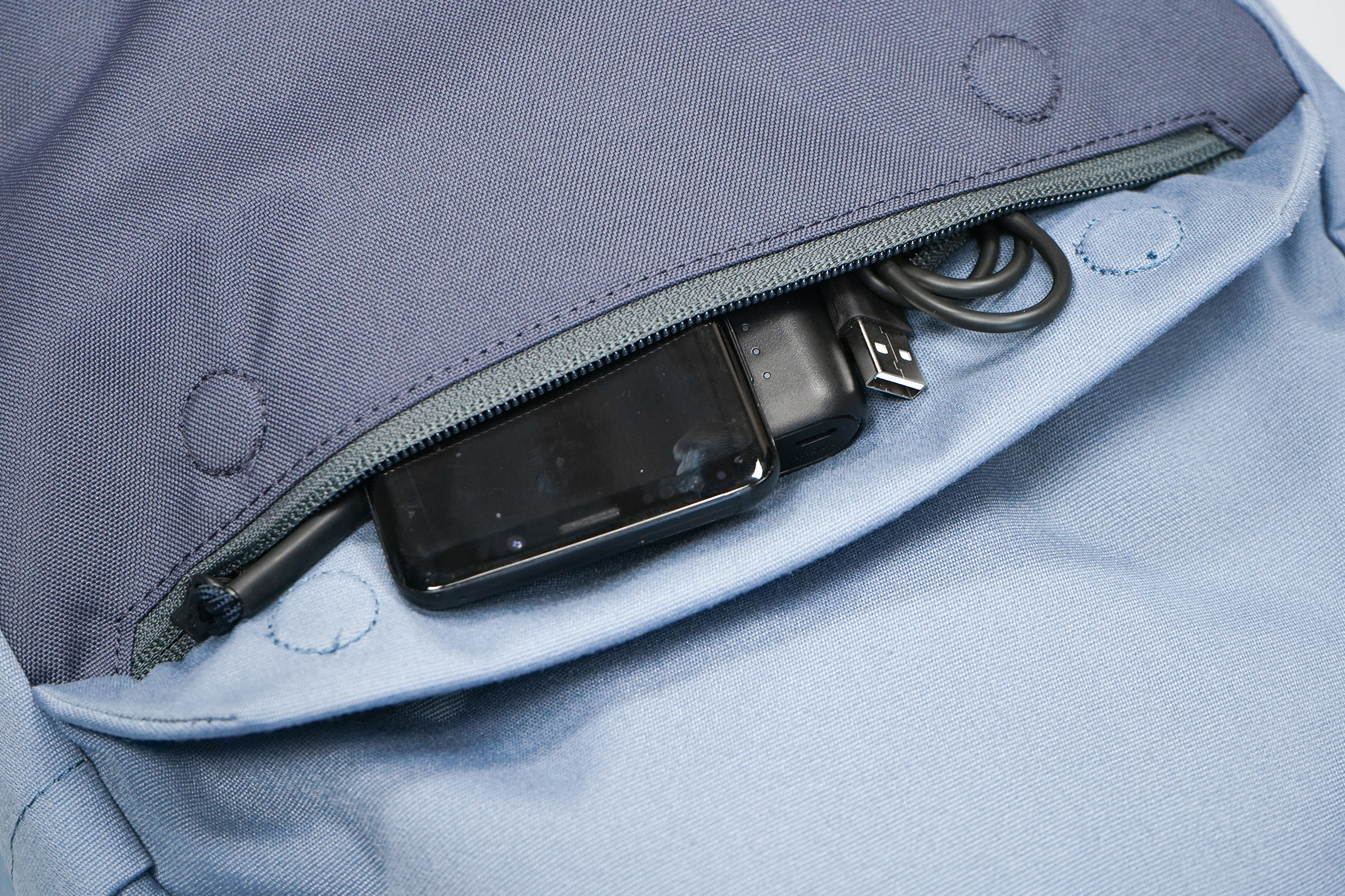 Boundary Supply Rennen Recycled Daypack | Front pocket