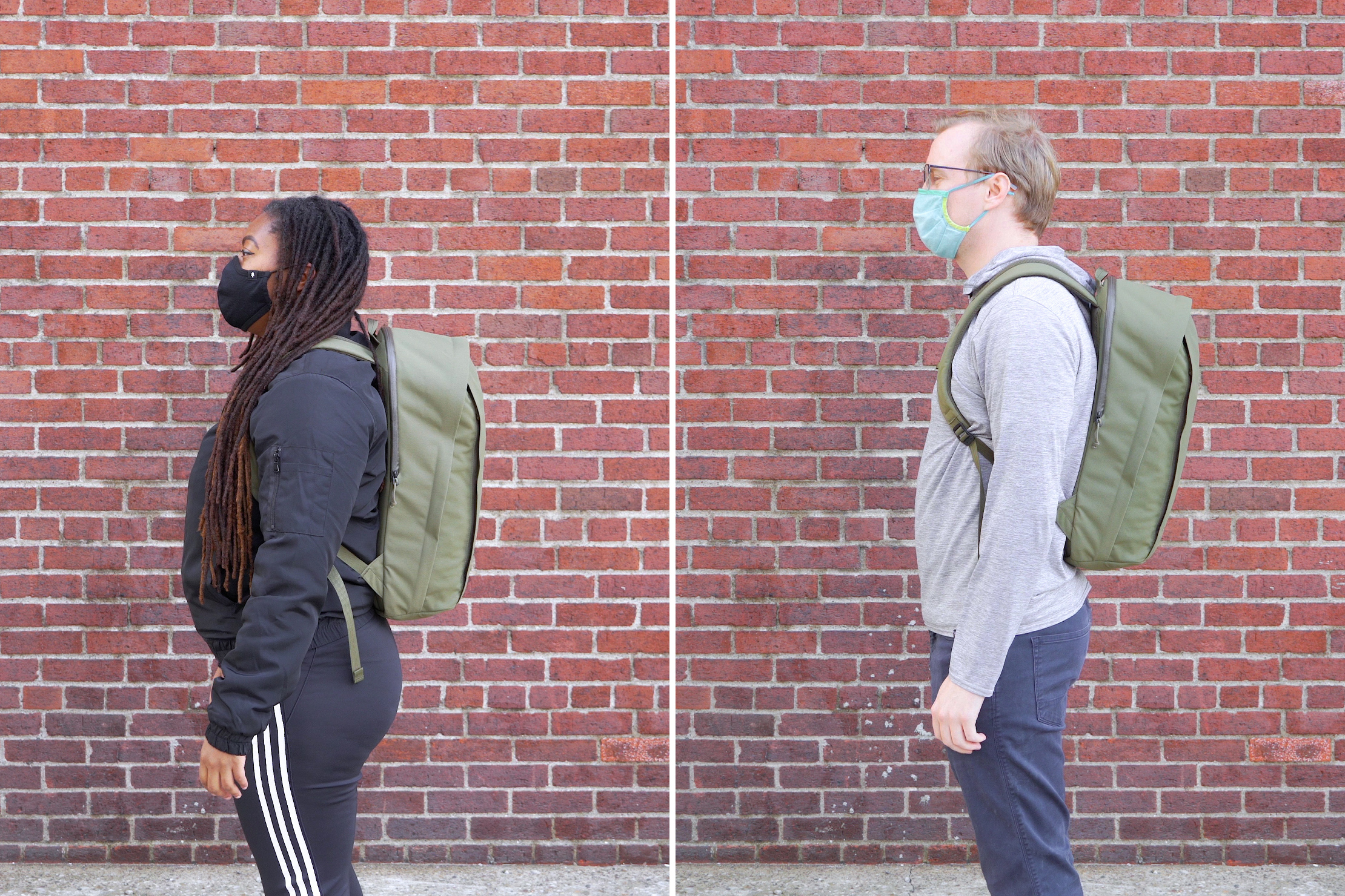 Moment MTW Backpack | Male & Female Fit Photos