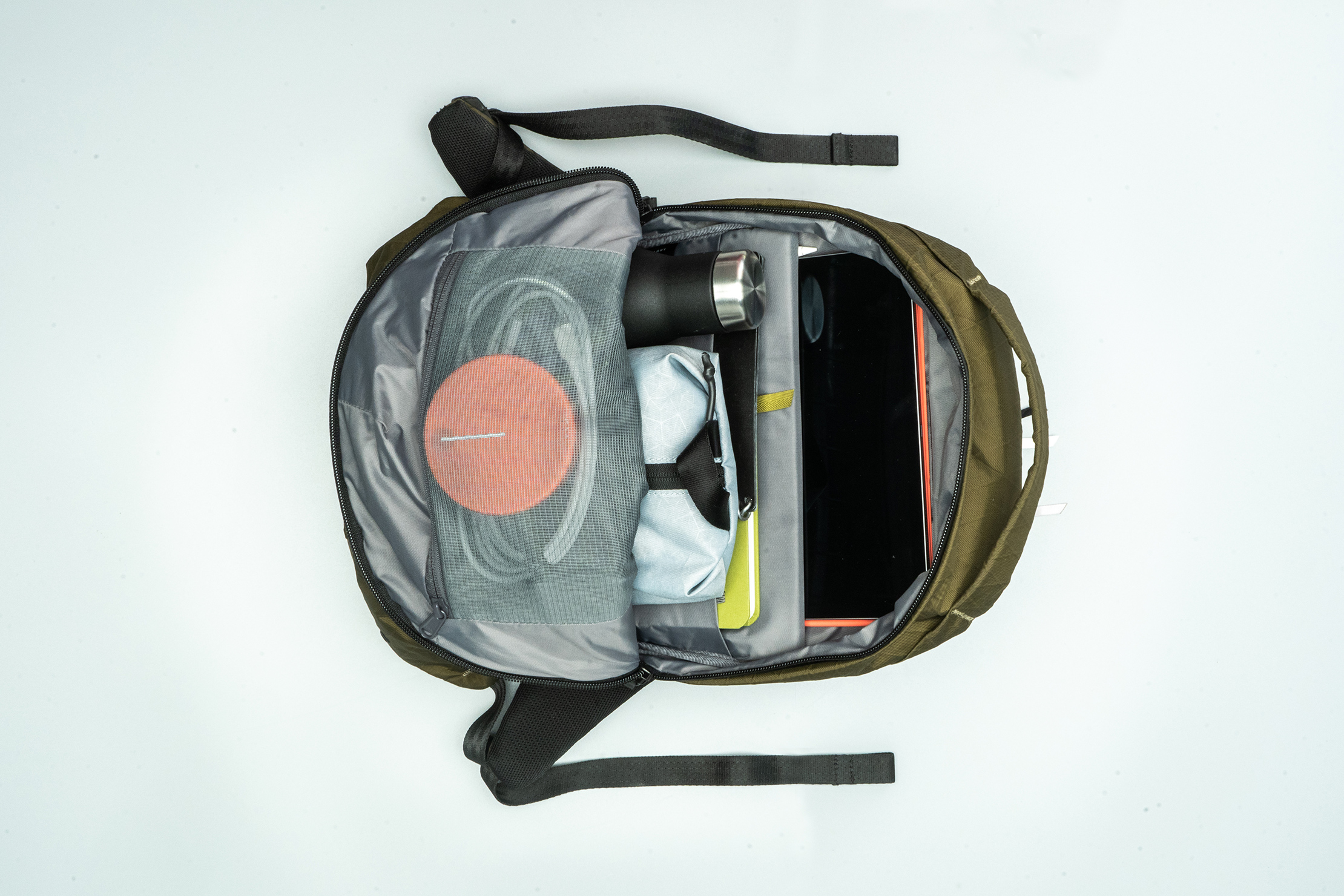 Able Carry Thirteen Daybag packed with gear