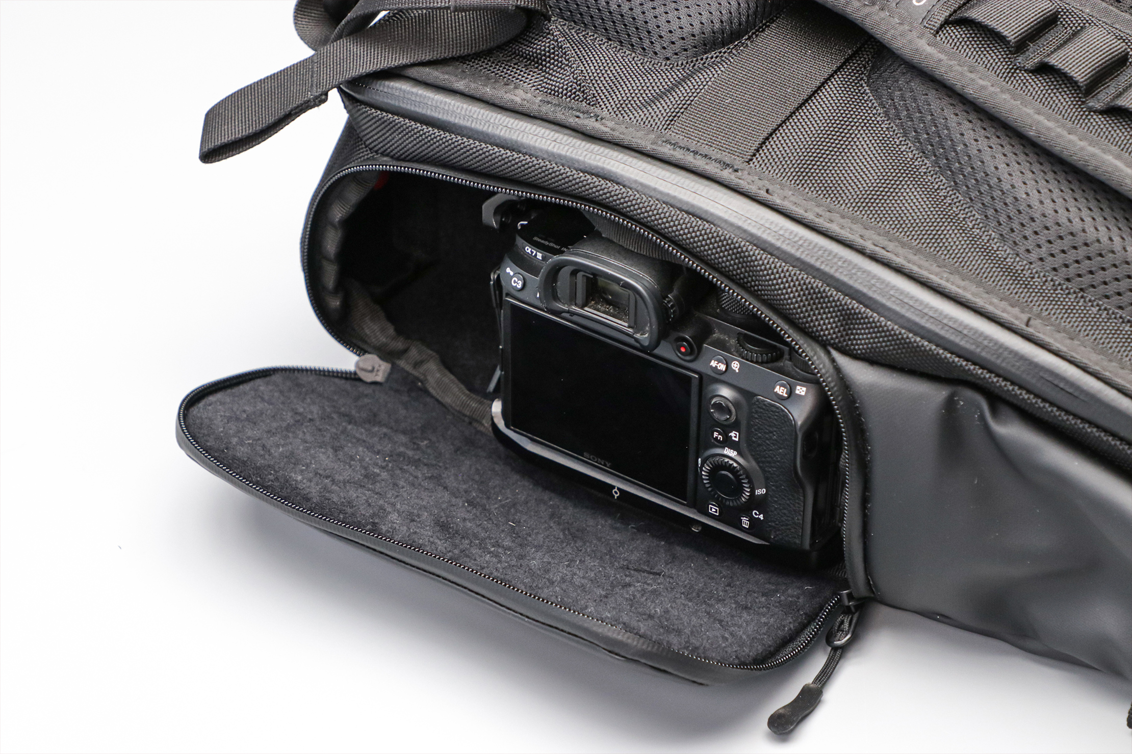 WANDRD PRVKE Lite Camera Compartment With Camera