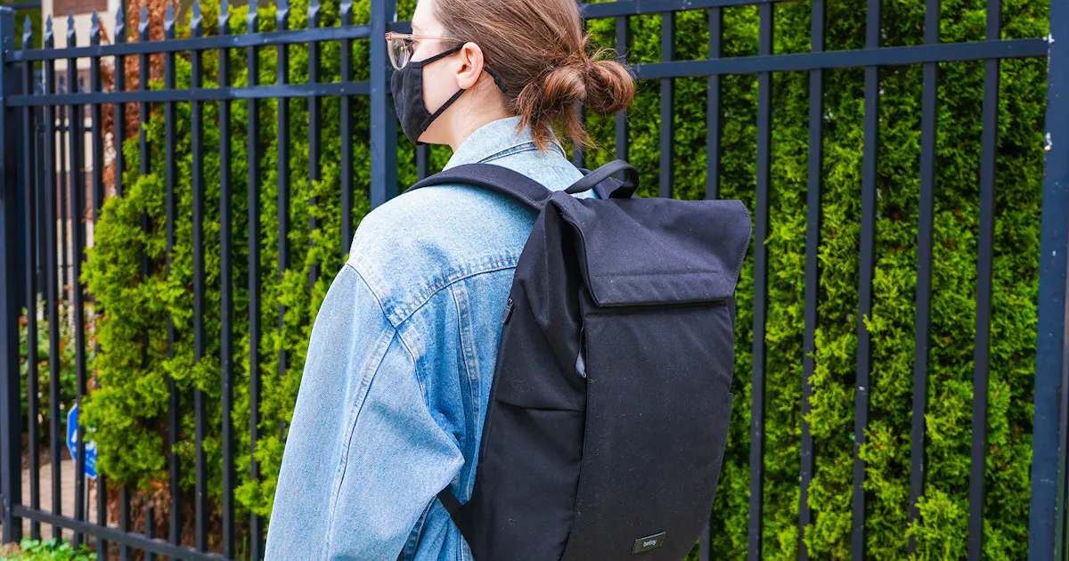 bellroy campus backpack melbourne Compact Limestone (Leather-Free) Bellroy Campus Backpack - AirRobe