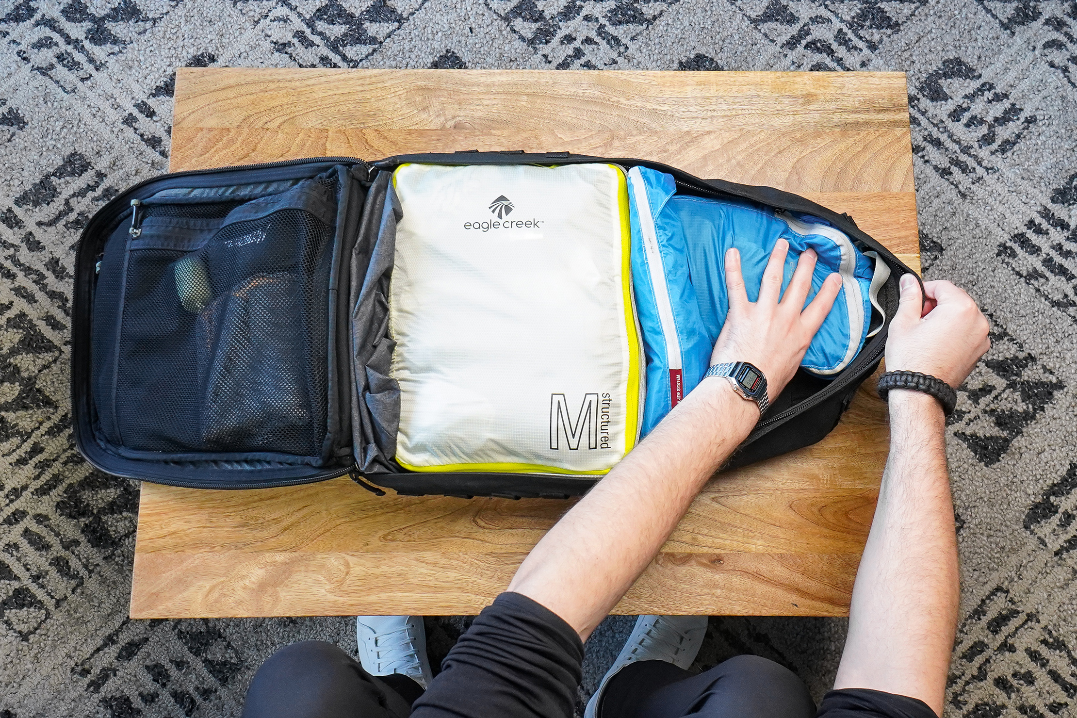 The incredible shrinking carry-on bag