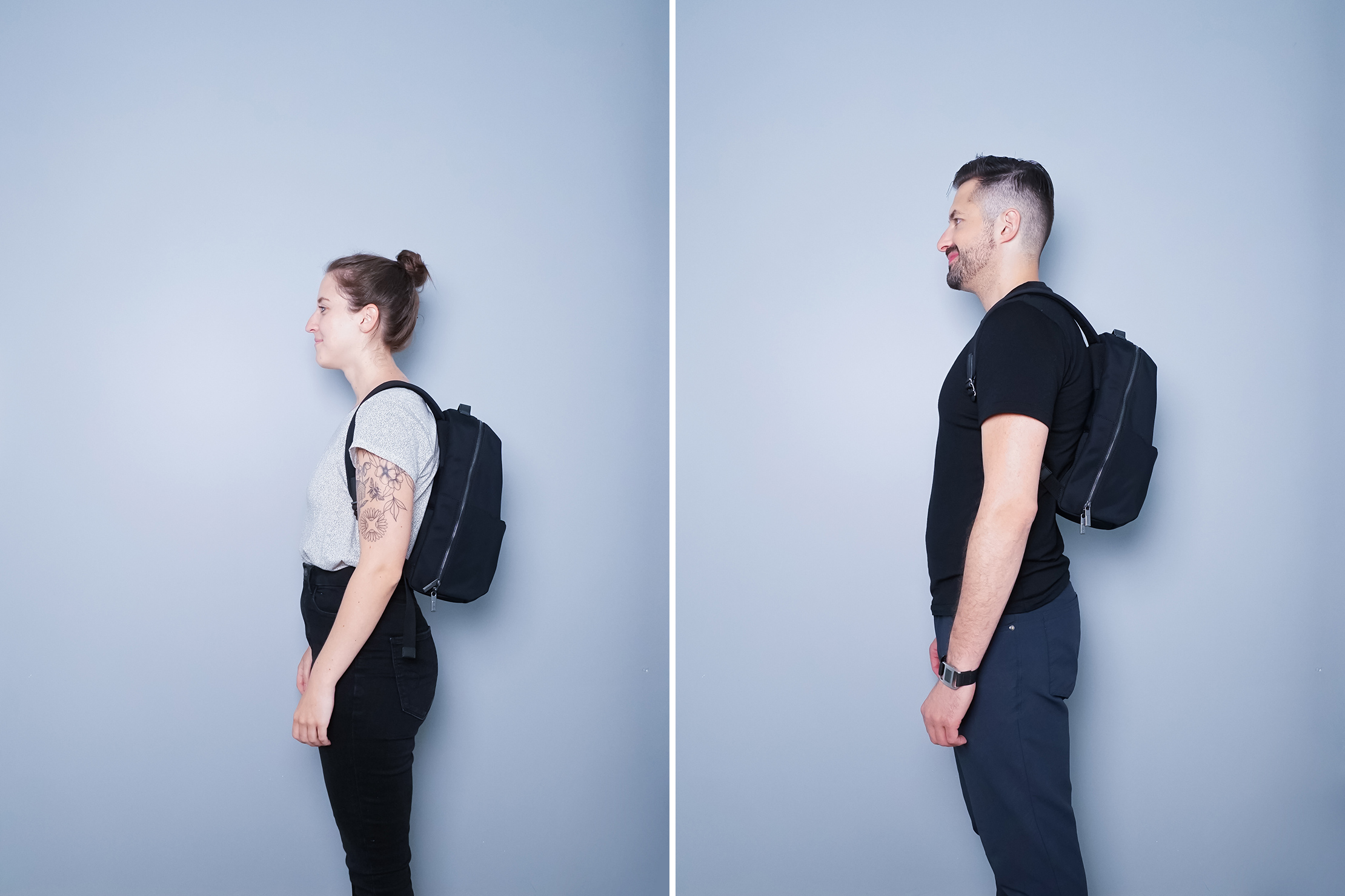 Away Small Zip Backpack Fit Photos