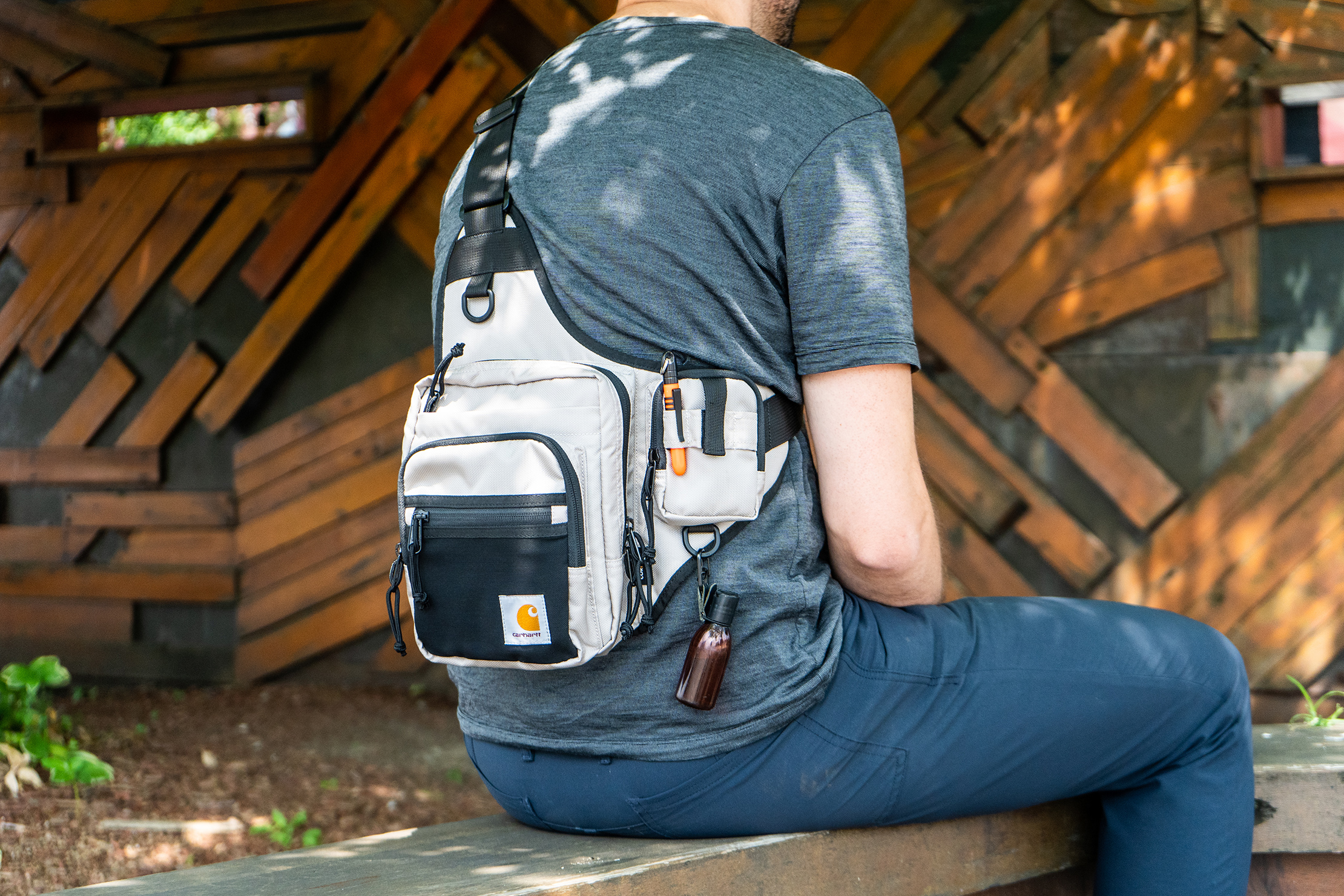 Carhartt WIP Delta Shoulder Bag in Black for Men