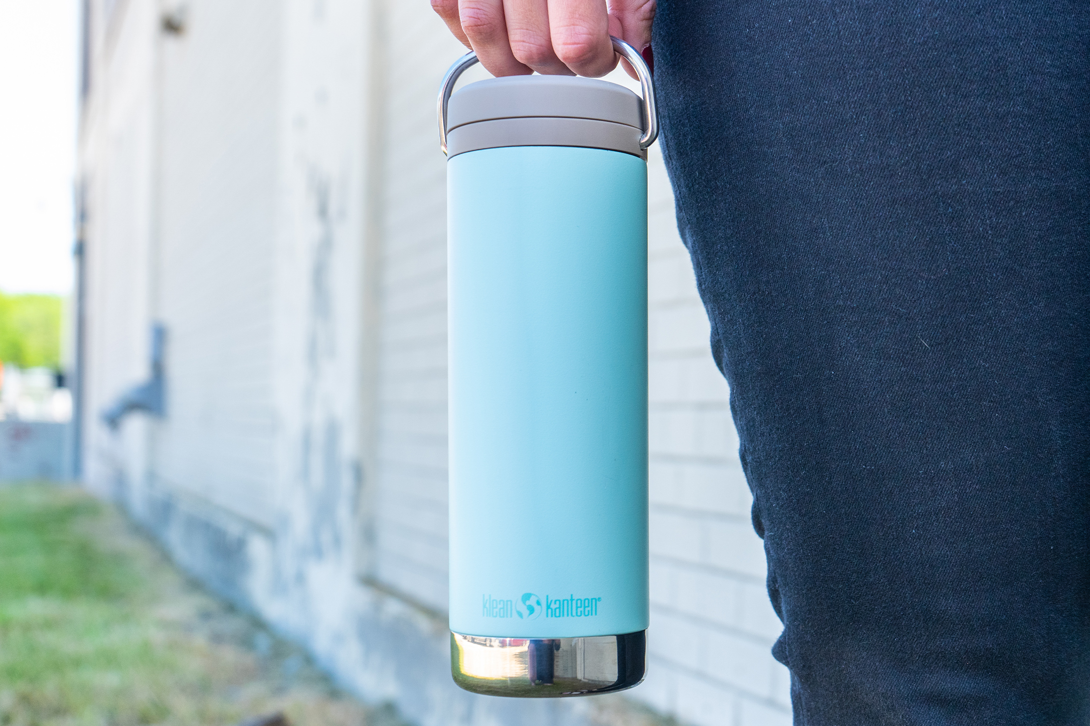 Insulated Water Bottle - TKWide 16 oz with Steel Straw