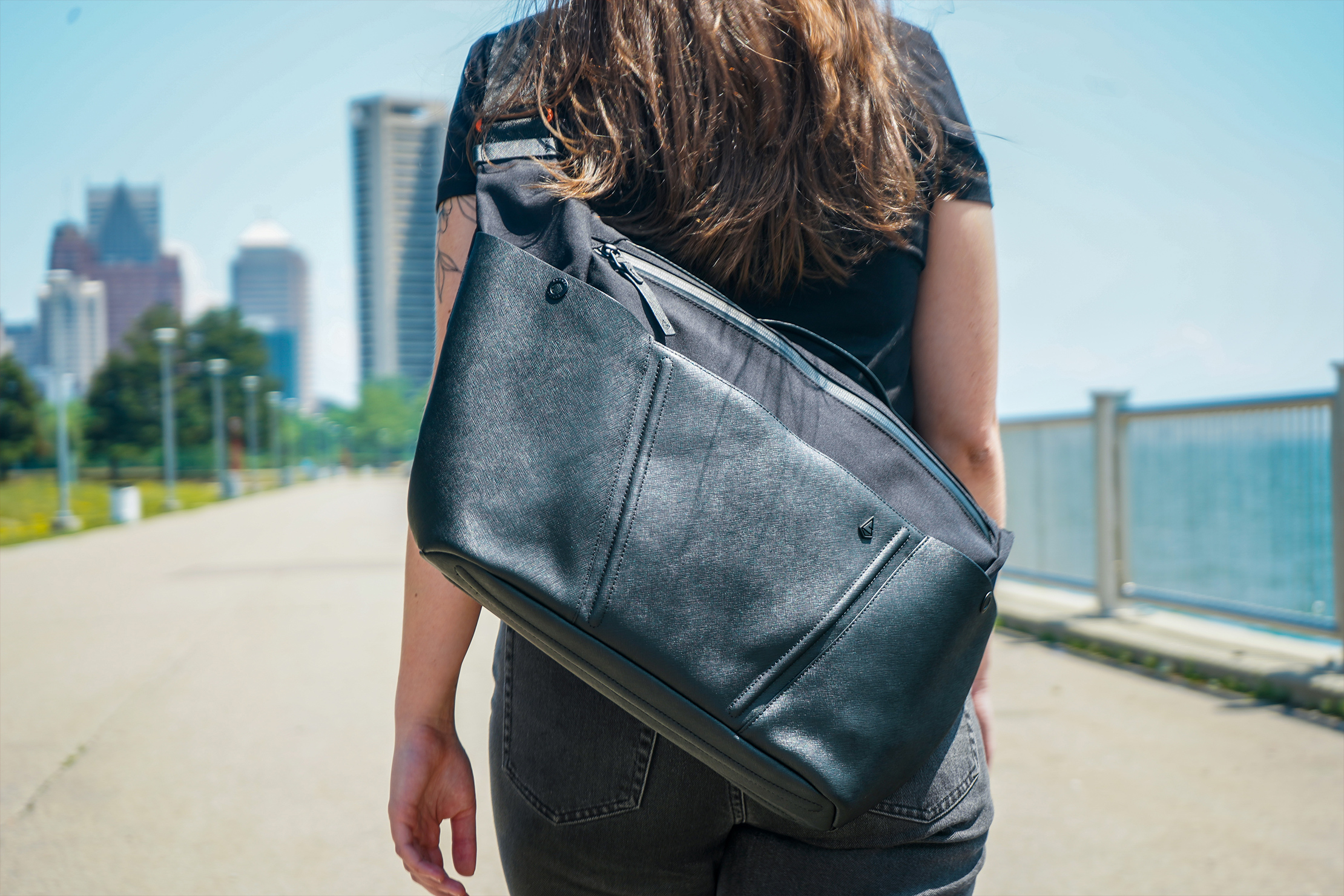 Travel messenger store bag