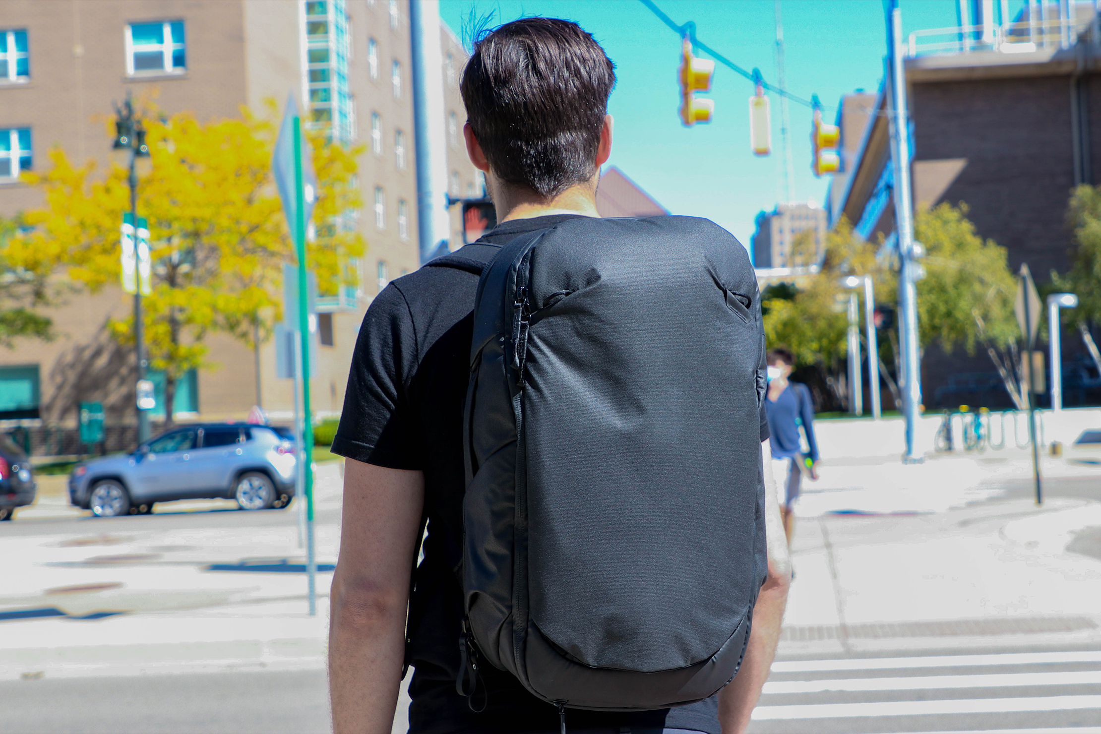 peak design travel backpack under seat