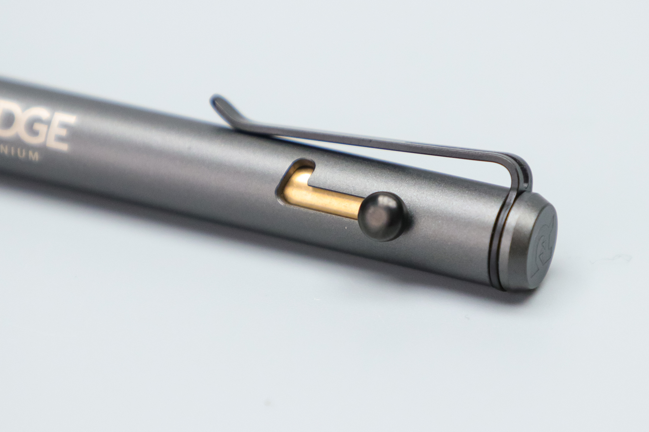 The Ridge Bolt Action Pen trigger mechanism