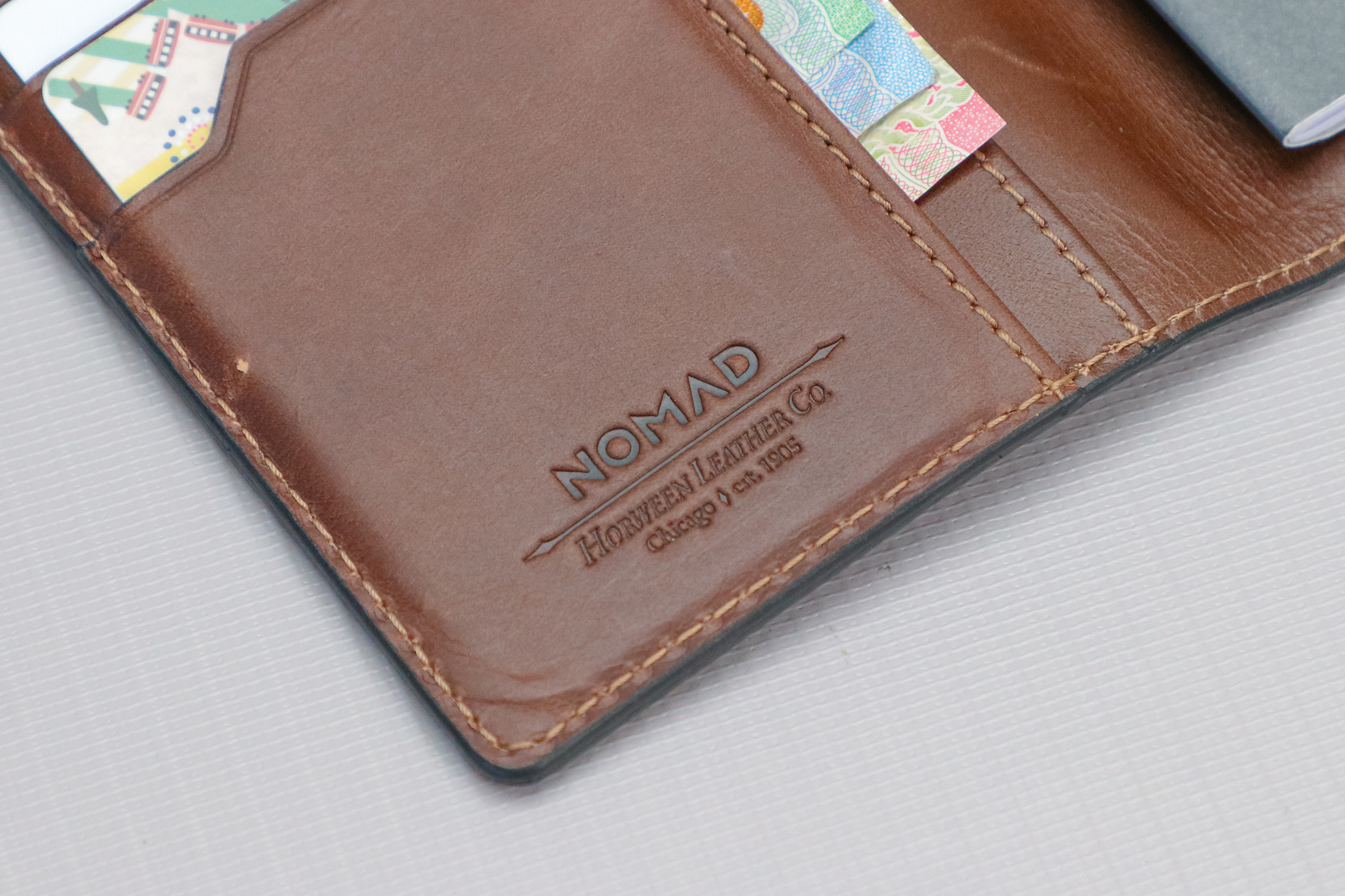 Nomad Goods Traditional Passport Wallet Logo