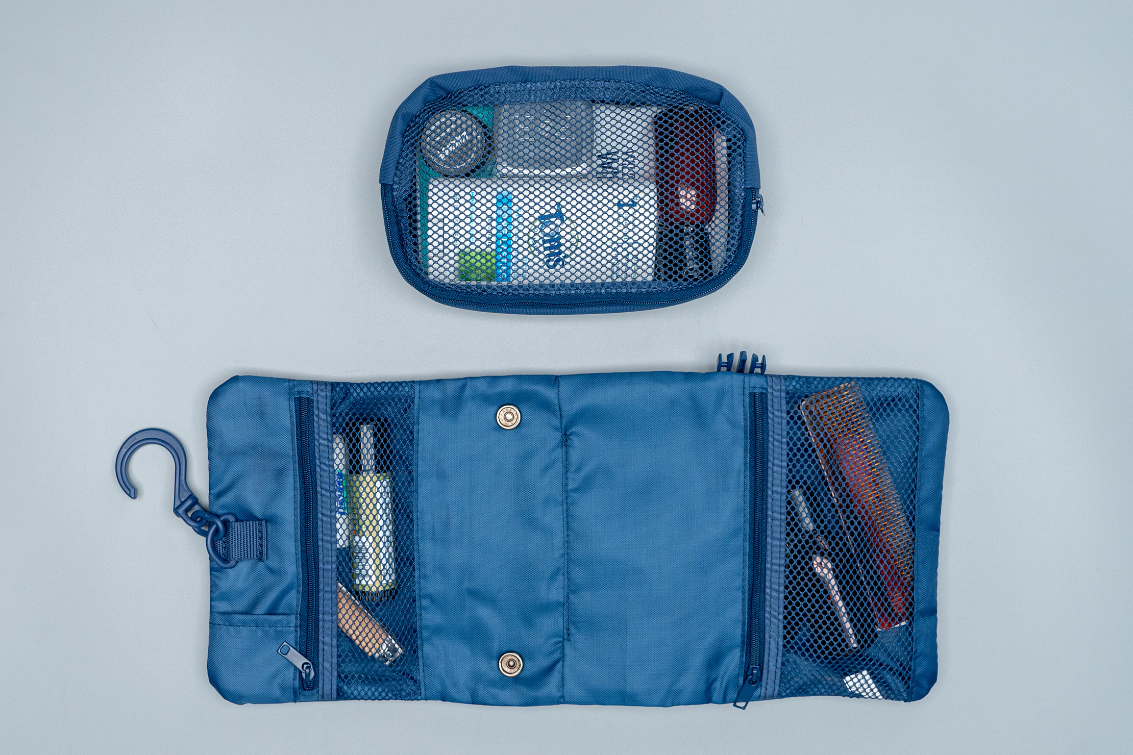 Muji Hanging Case With Pouches separated