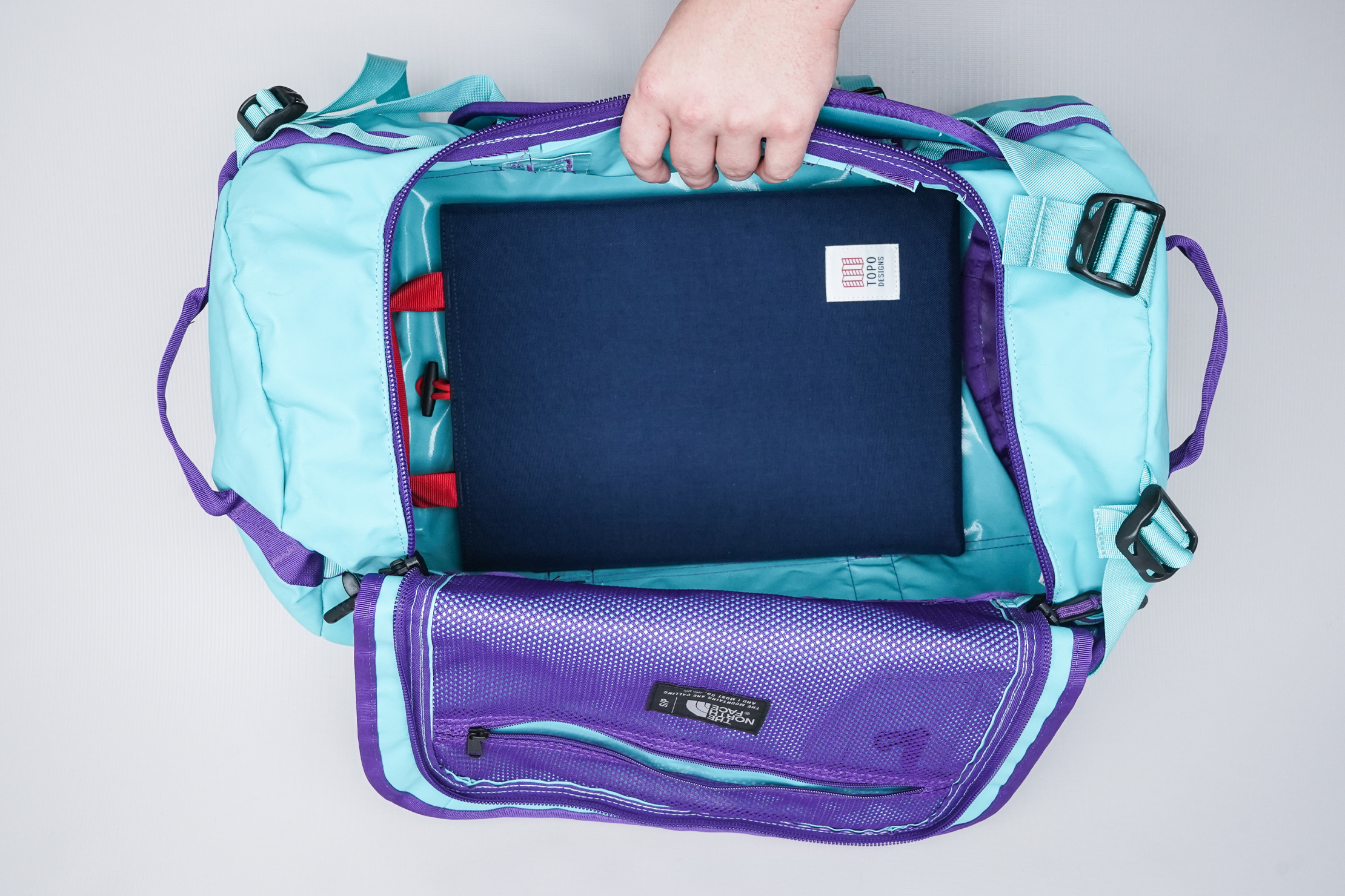 Topo Designs Laptop Sleeve Inside Bag