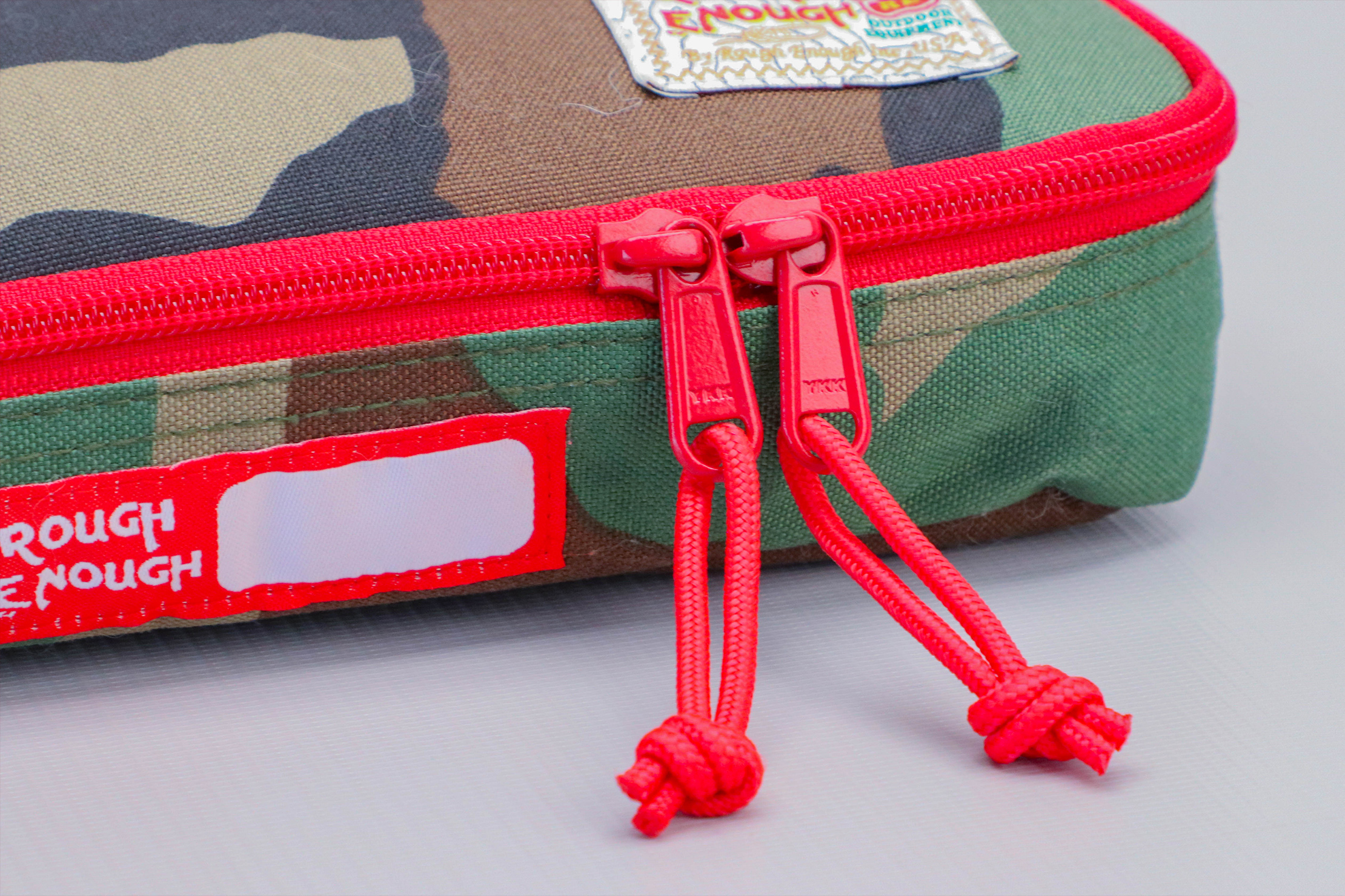 Rough Enough Small Tool Bag Pouch zippers