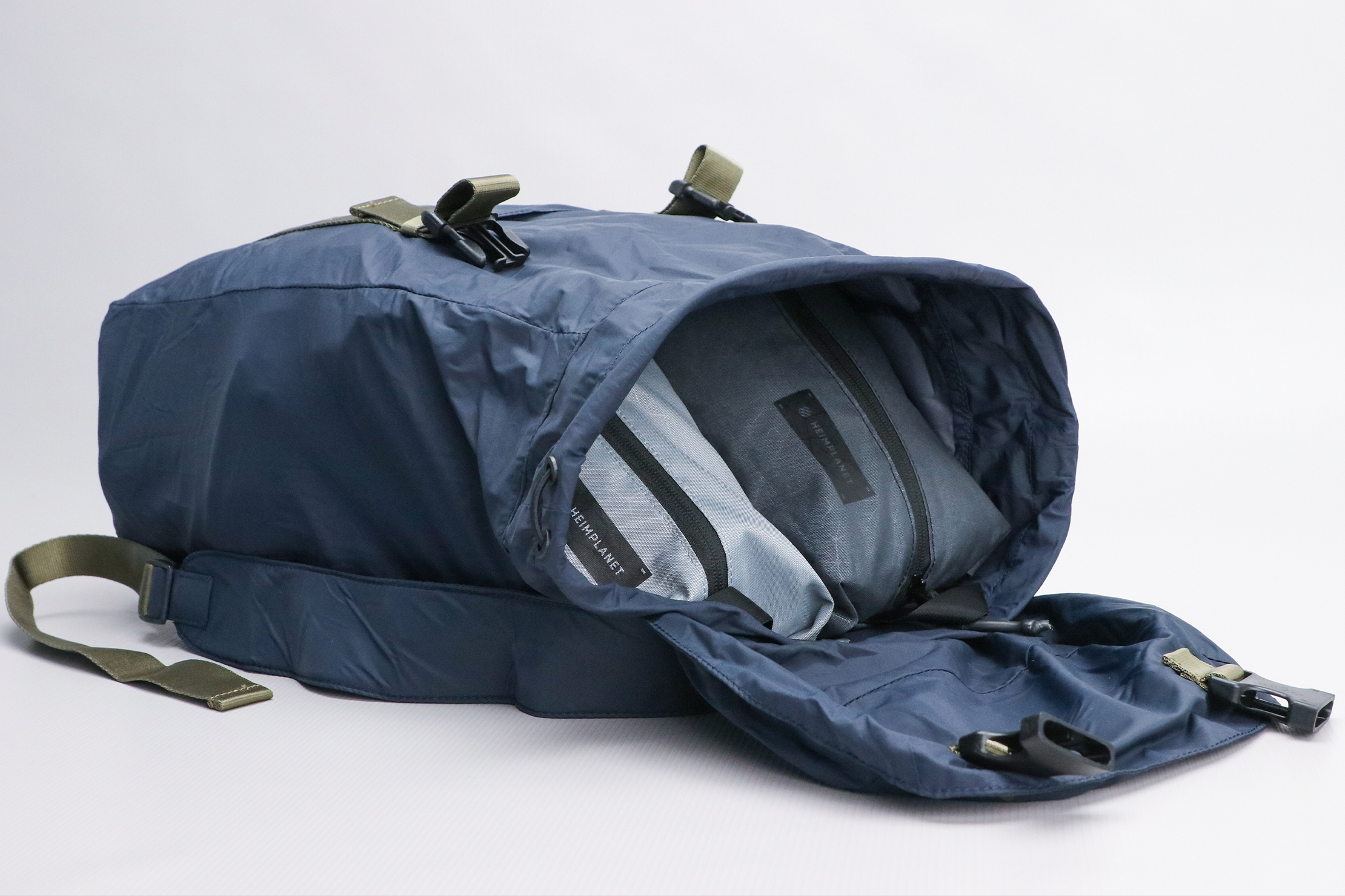 Away Packable Backpack Opened Indoor