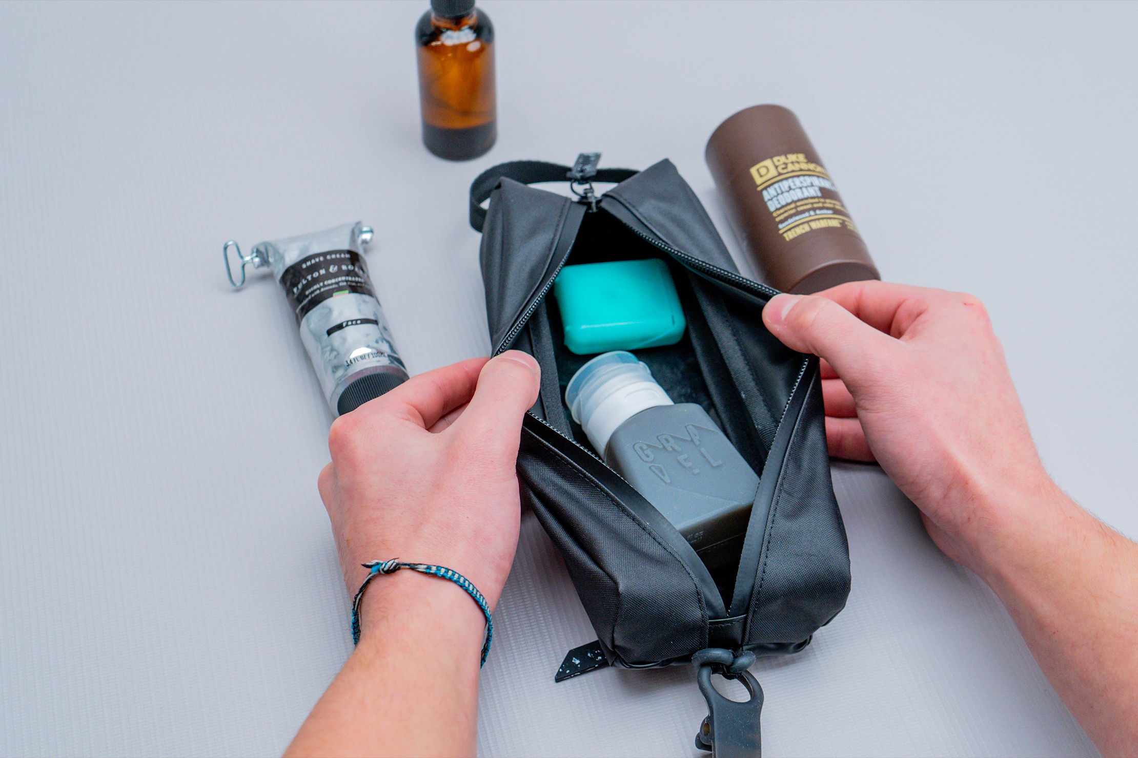 Explorer Mini Toiletry Bag | Gravel