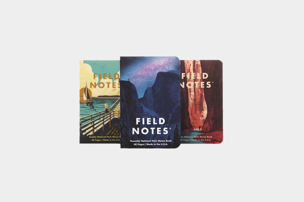 Field Notes Yosemite, Zion, and Acadia – National Parks Series