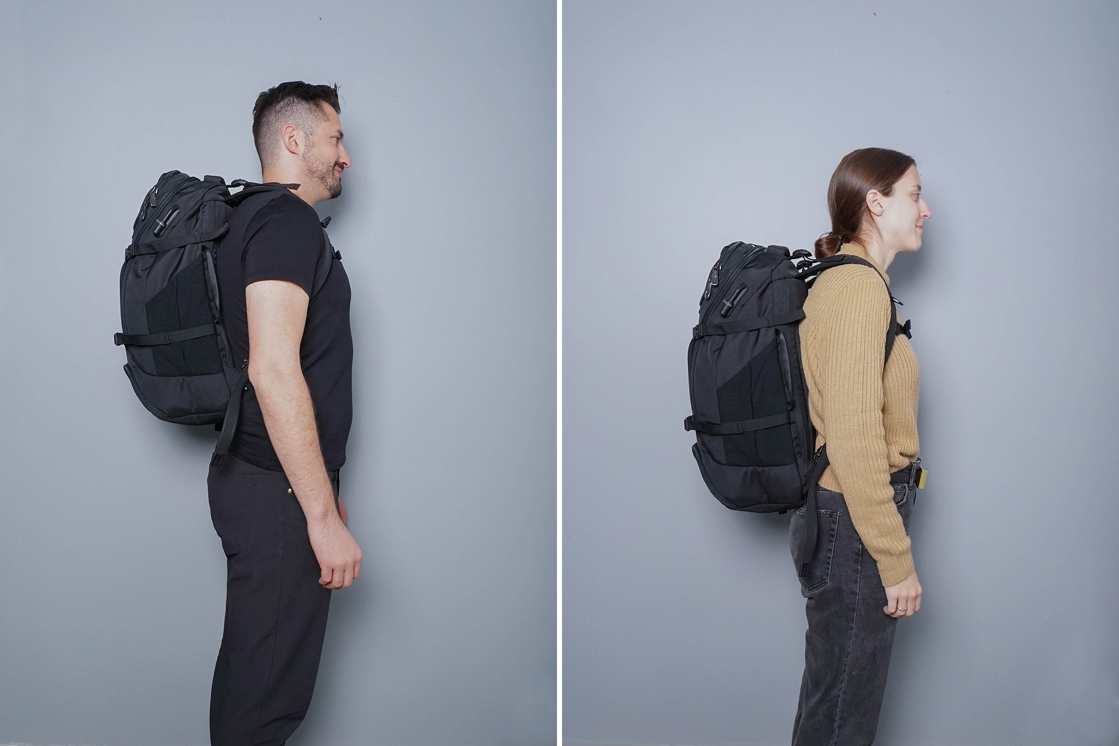 Pacsafe Venturesafe EXP35 Travel Backpack Side By Side
