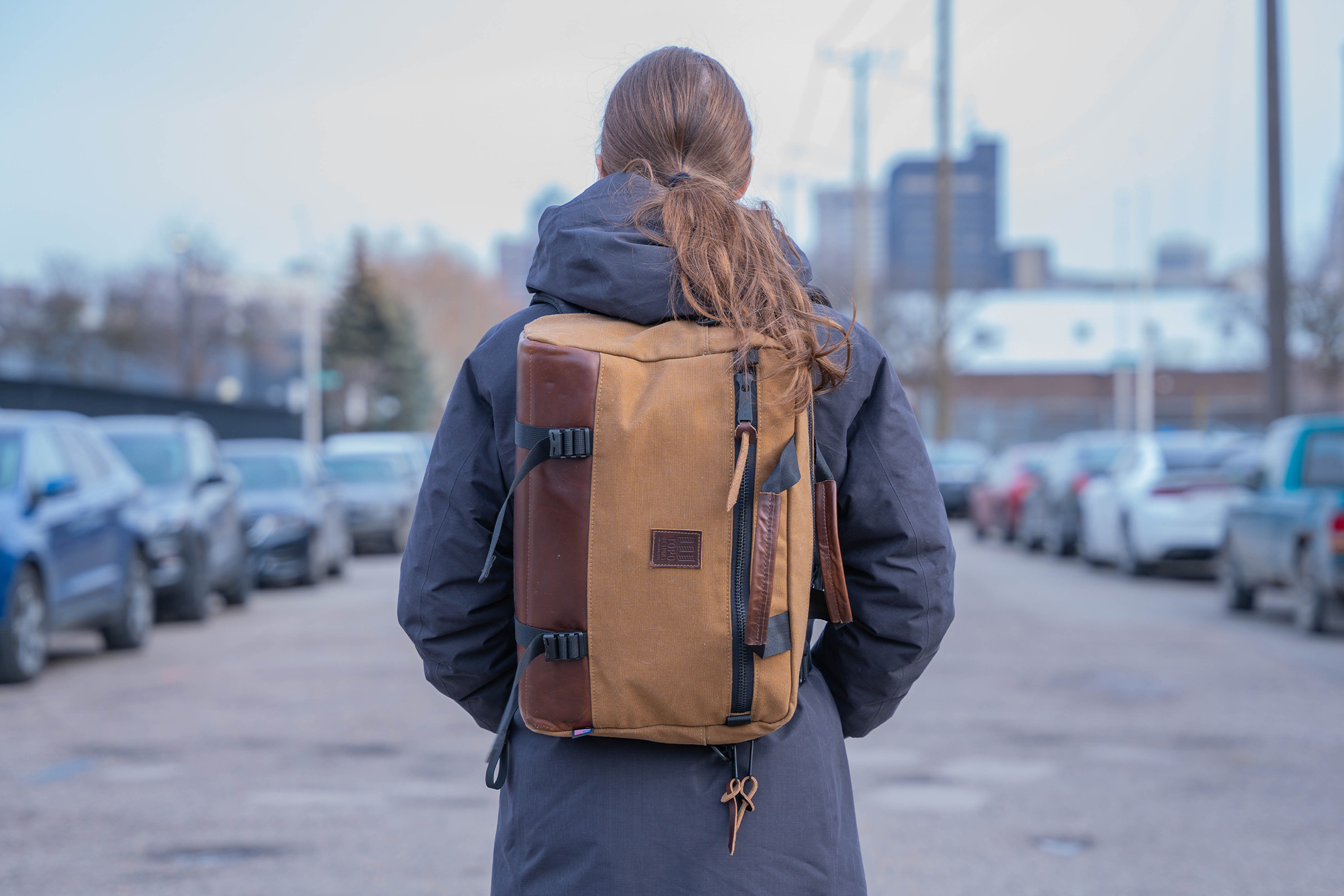 Topo Designs Commuter Briefcase Side Back