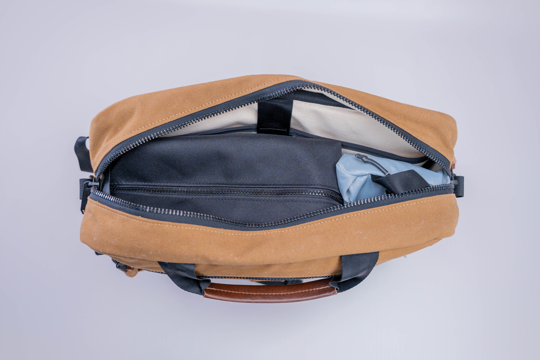 Topo Designs Commuter Briefcase Packed