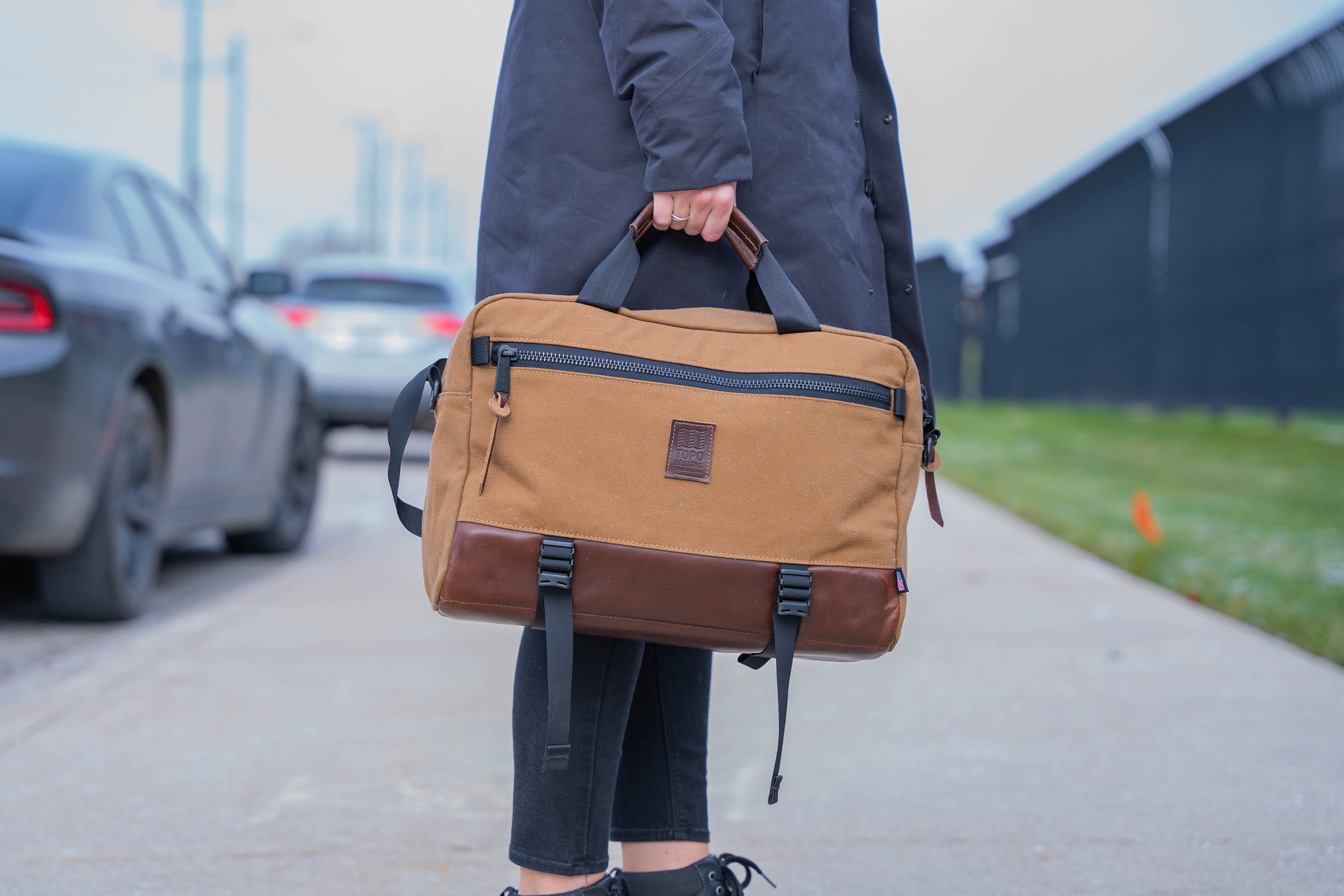 Topo Designs Commuter Briefcase Side Handle