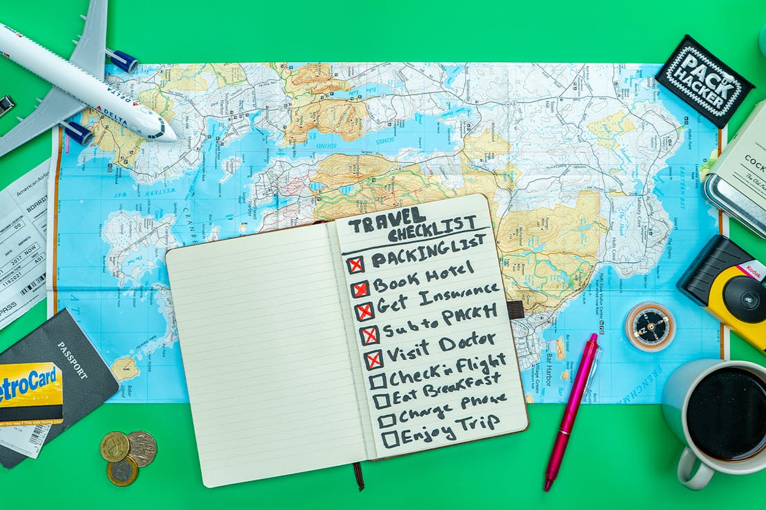 The Ultimate Travel Checklist, 37 Things to Do Before Your Next Trip