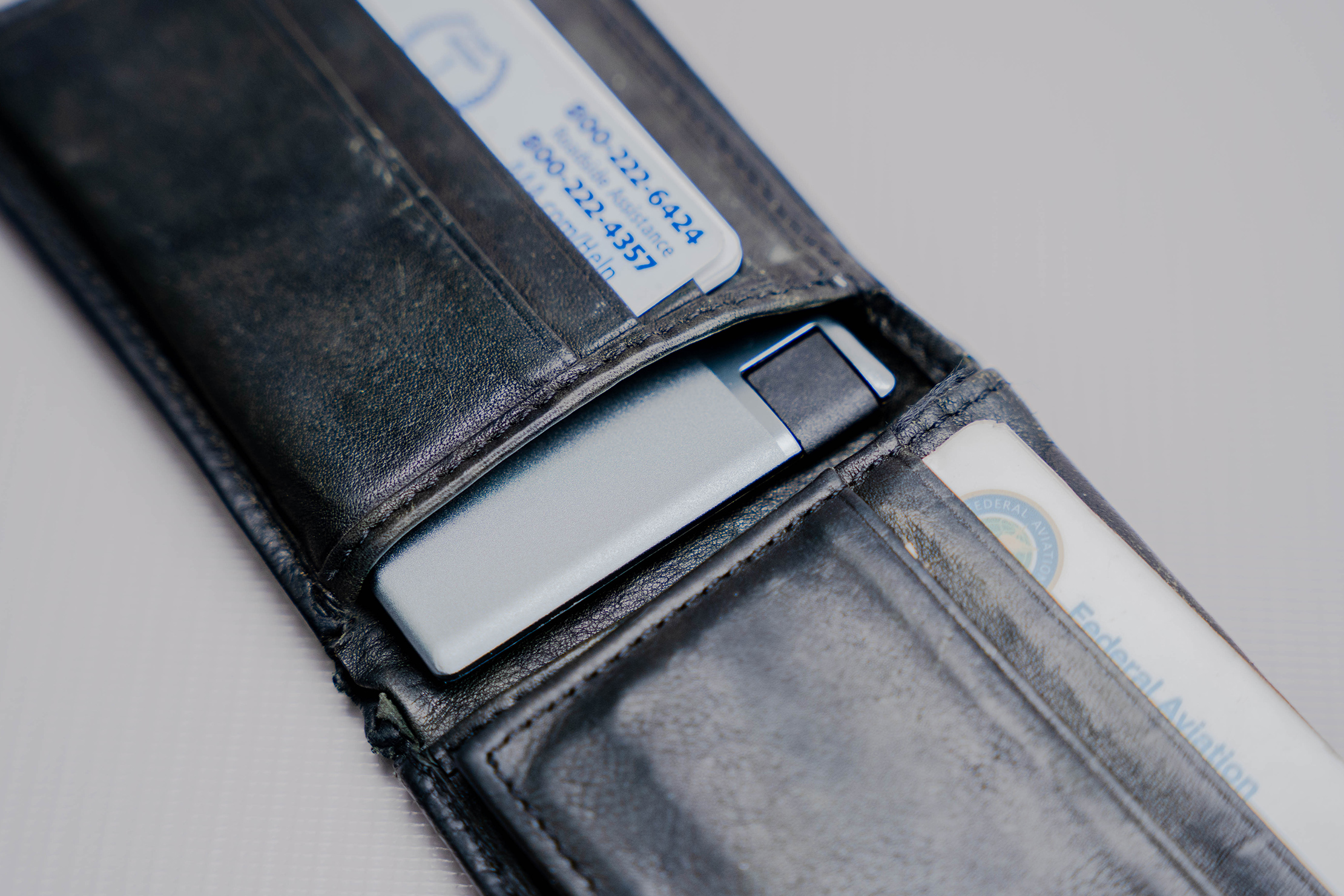TravelCard Portable Charger Wallet