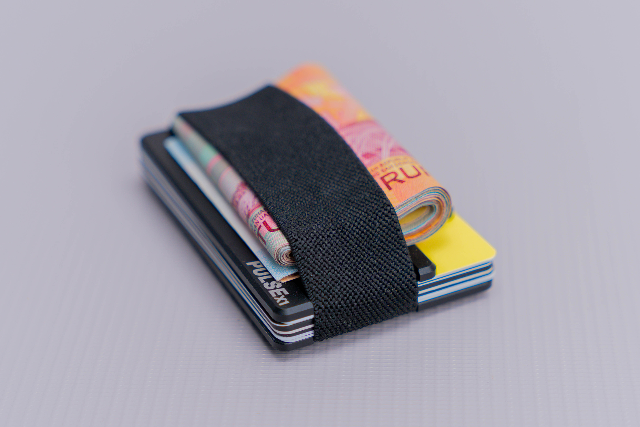 Gear Infusion PulseX1 Ultra Slim Minimalistic Wallet Cash