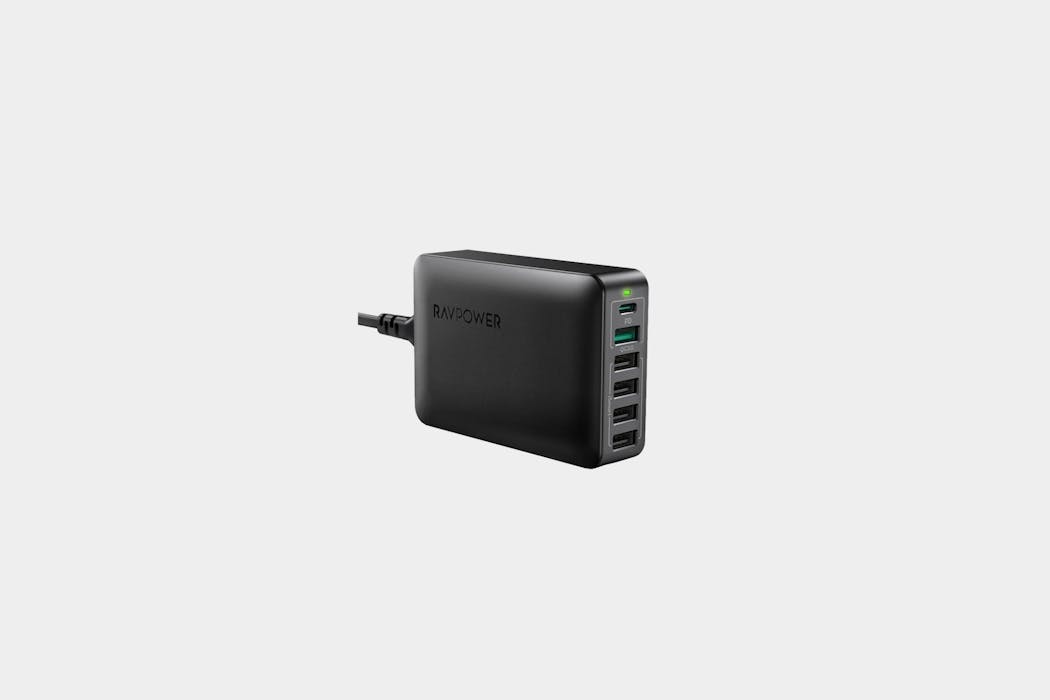 RAVPower 6-Port Desktop USB Charging Station