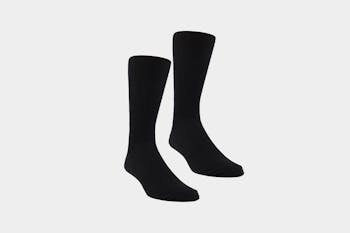 J.B. Field Casual Cashmere Merino Ribbed Dress Sock