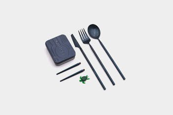 OUTLERY Portable & Reusable Cutlery Set with Case Stainless Steel