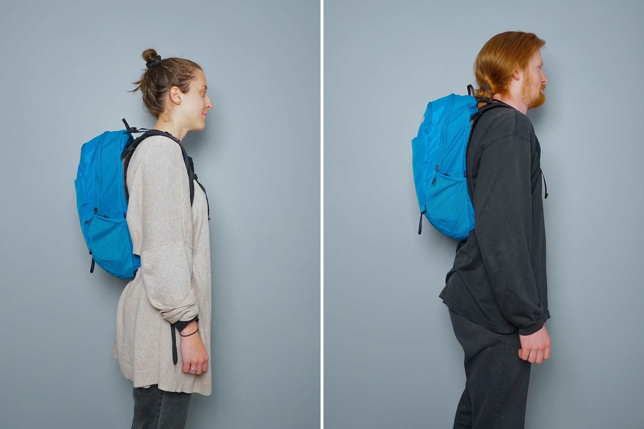 The North Face Basin 18 Backpack Side By Side