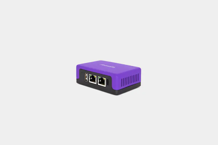 Purple Router Brand: Firewalla | Pack Hacker