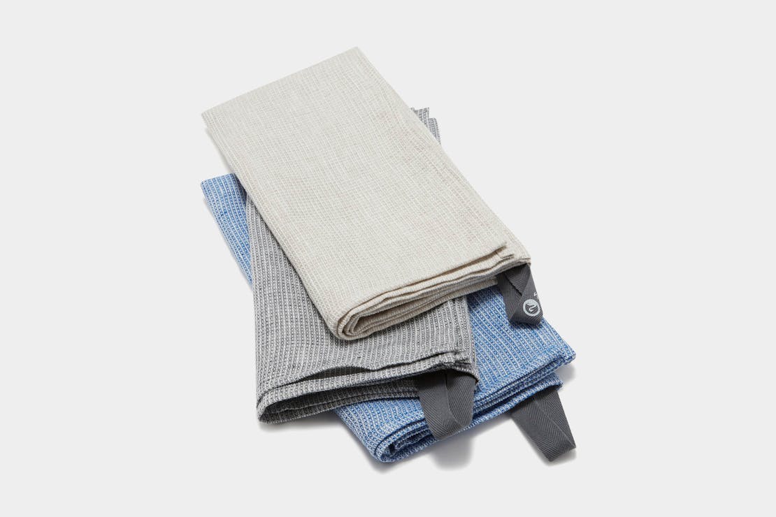 Outlier Grid Linen Towel
