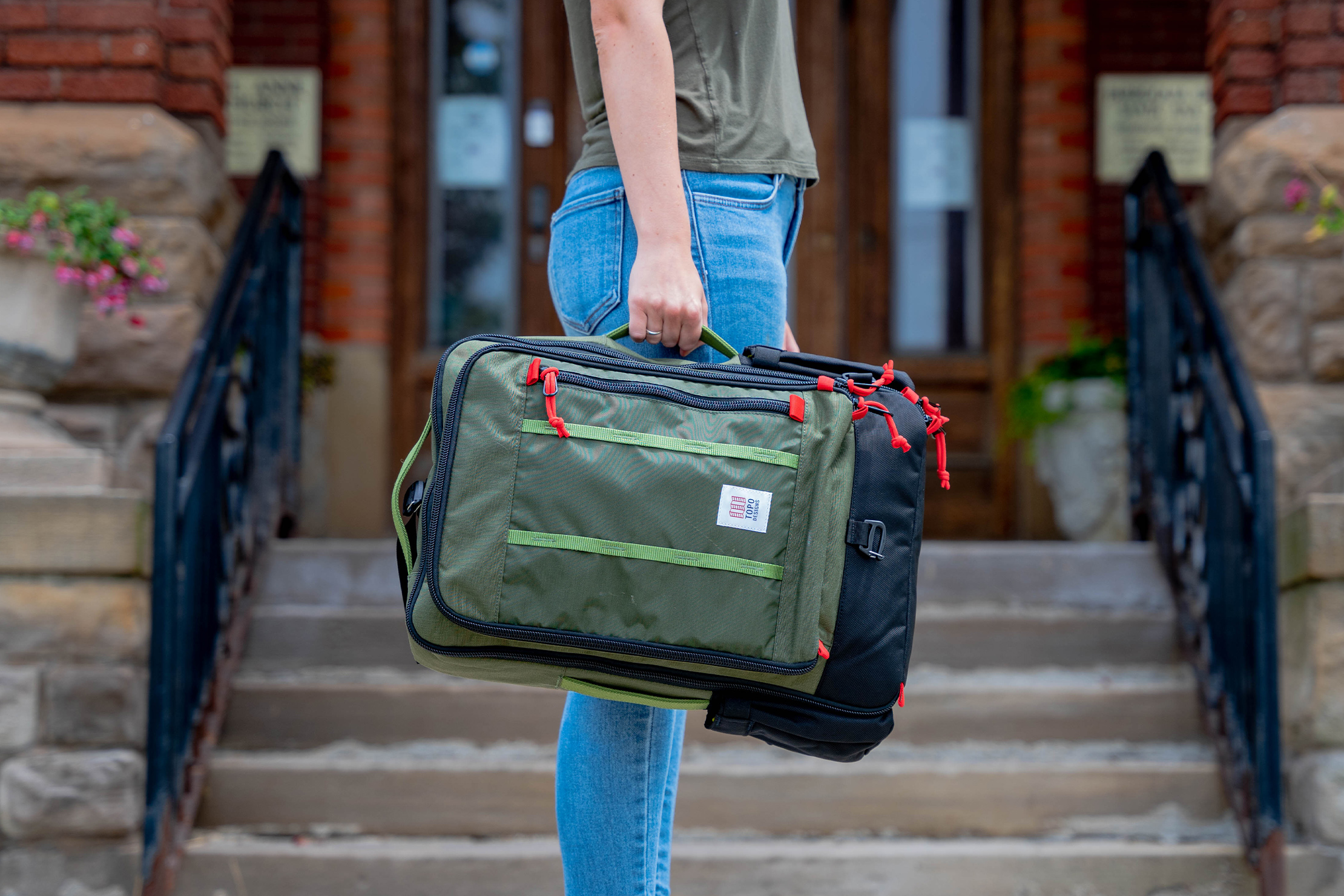 Topo Designs Global Travel Bag 30L Side Carry Handle