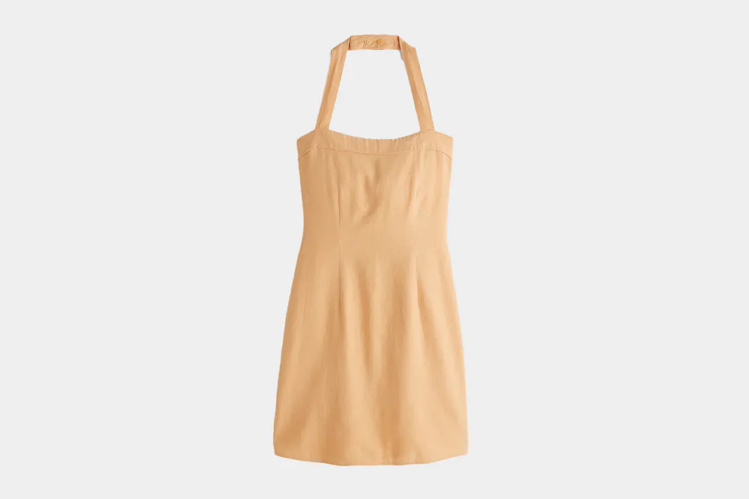 Abercrombie & Fitch Halter Linen-Blend Mini Dress | Pack Hacker Abercrombie & Fitch Halter Linen-Blend Mini Dress | Pack Hacker