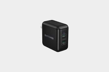 RAVPower 100W 2 USB C Ports PD Wall Charging Adapter