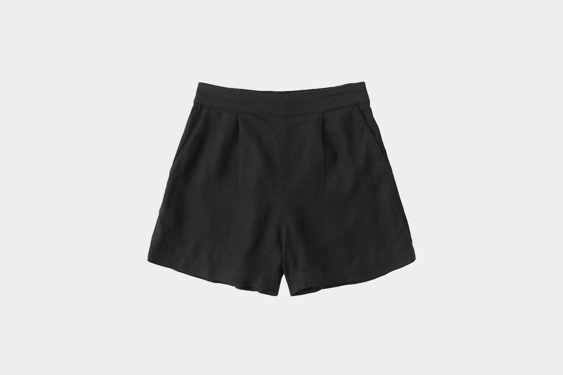 Abercrombie & Fitch Linen-Blend Pull-On Shorts
