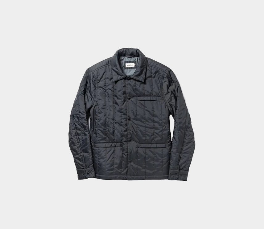 Taylor Stitch The Decker Jacket in Charcoal Quilt