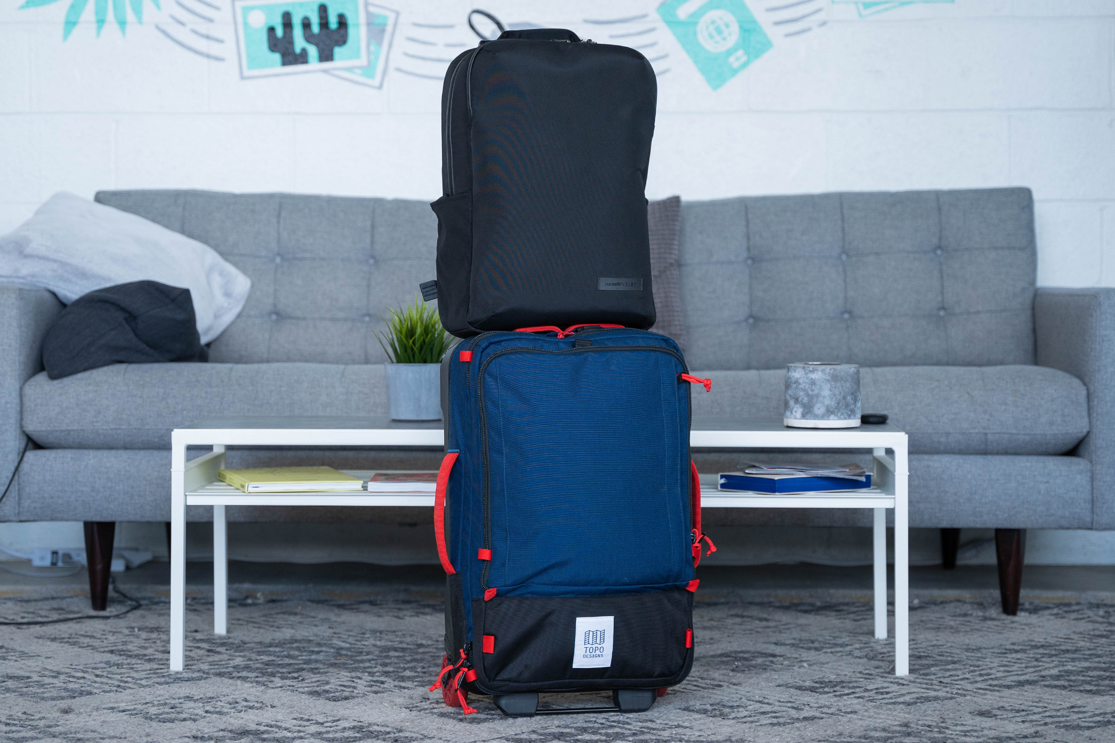 Pacsafe X SLNT Anti-Theft Backpack Rolling Luggage