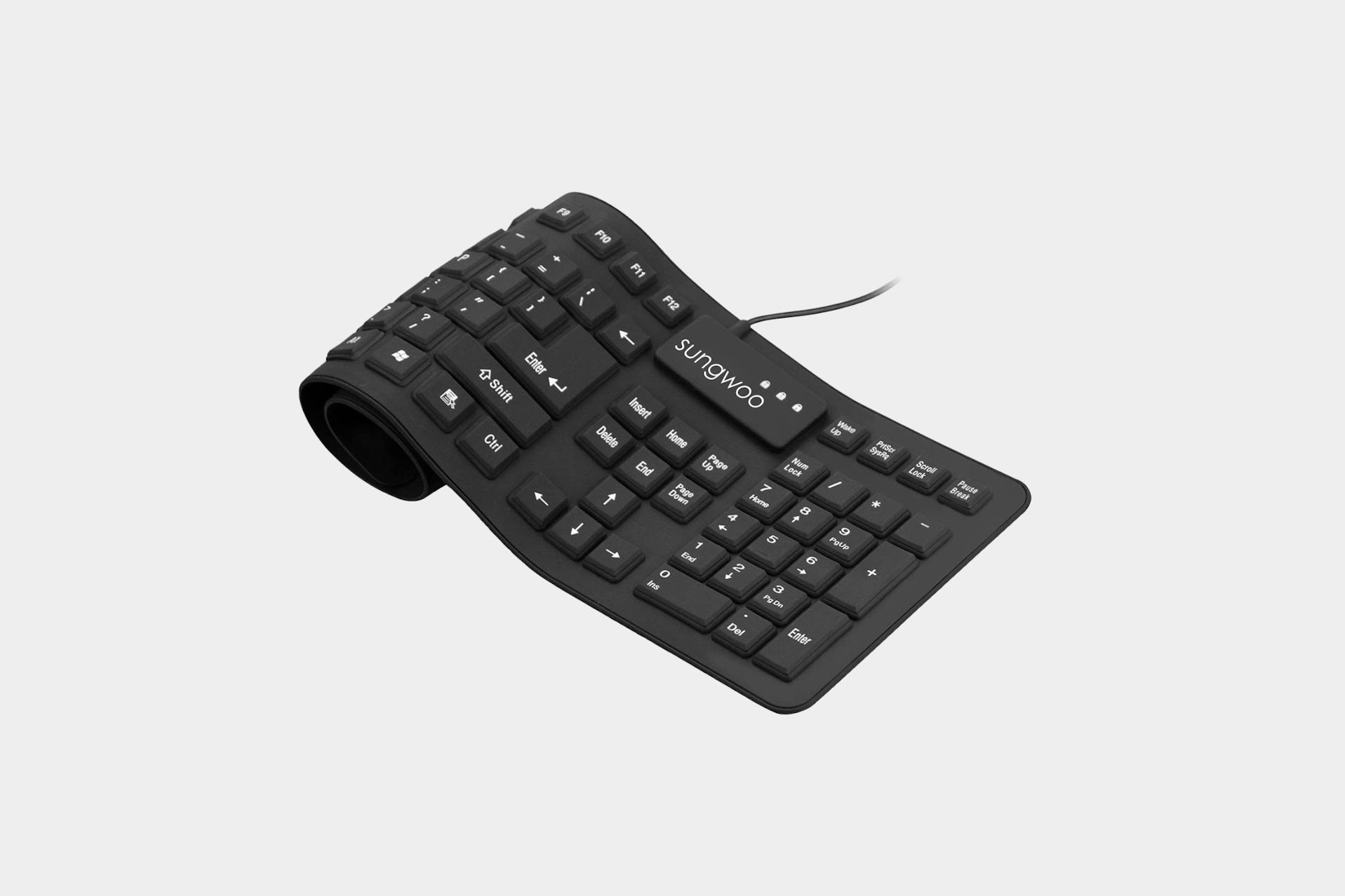 sungwoo Foldable Silicone Keyboard Pack Hacker