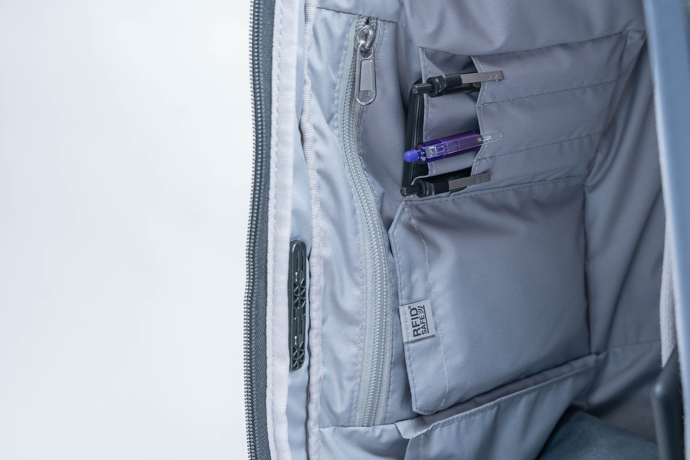 Pacsafe Metrosafe X Commuter Backpack Pocket Side View