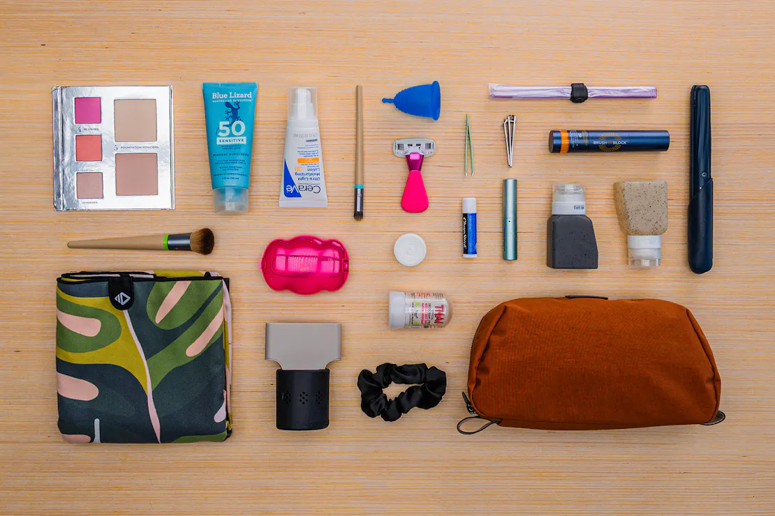 Vacation Packing List Women's Toiletries