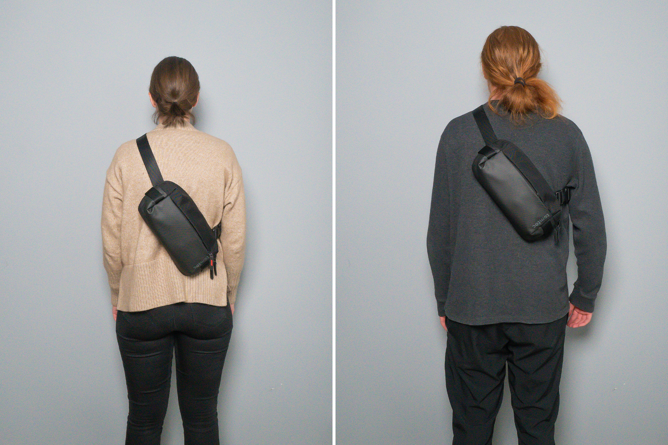 tomtoc Urban Sling Bag Side By Side